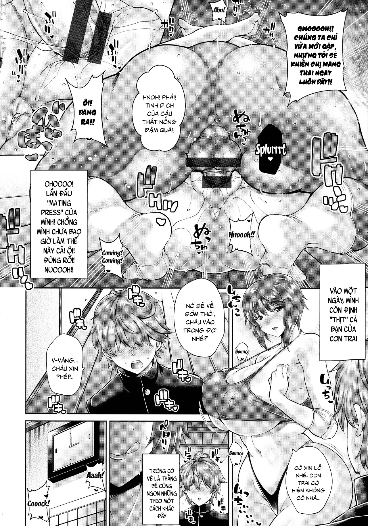 HentaiVN.net - Ảnh 15 - Getting Hot And Sweaty With My Friend's Lewd Mom [Mama-San Volley No Sukebe Na Hirusagari] - Oneshot