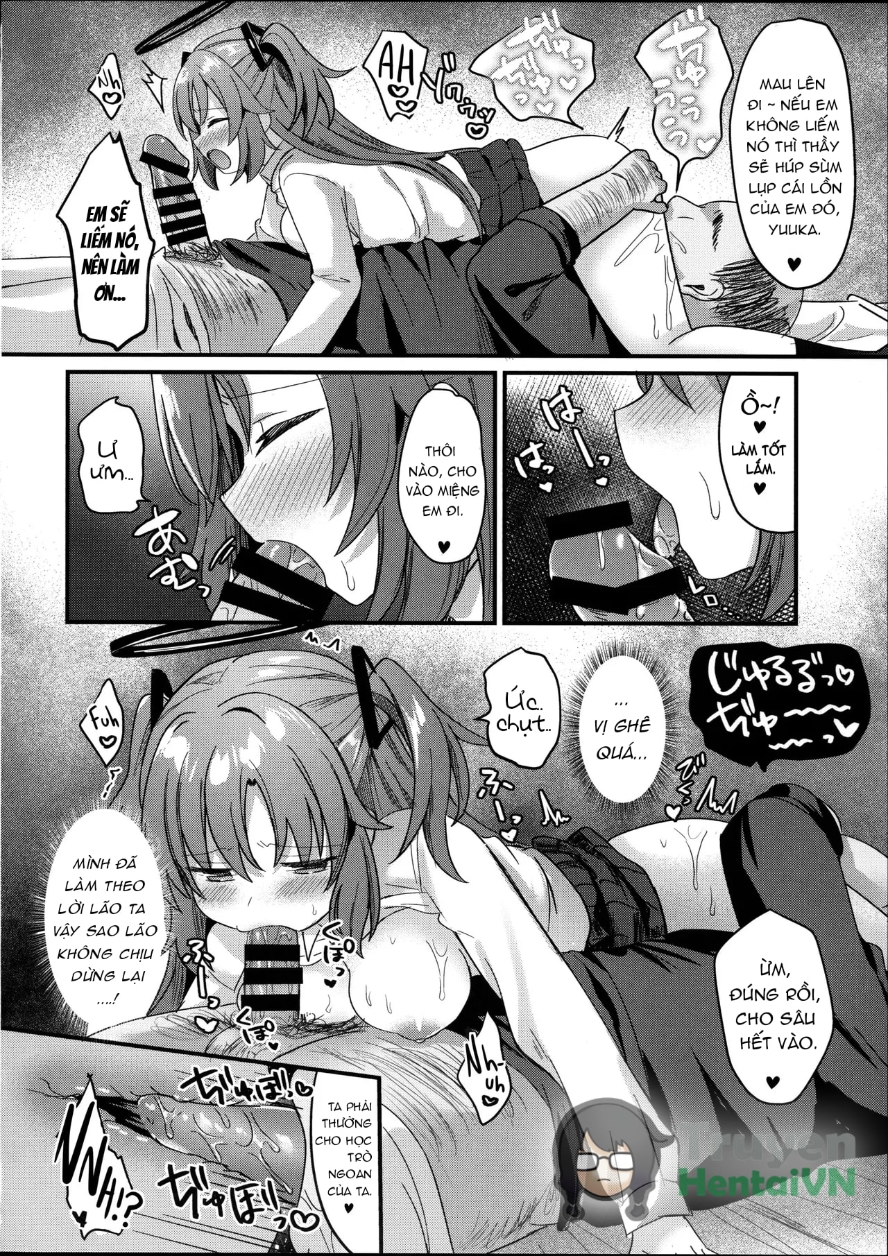 HentaiVN.net - Ảnh 16 - ENG-Chiune_Kimodebu Sugite Kivotos o Horoboshita Sensei ga Bessekaisen no Yuuka o NTR Ryoujoku suru Hon - Oneshot