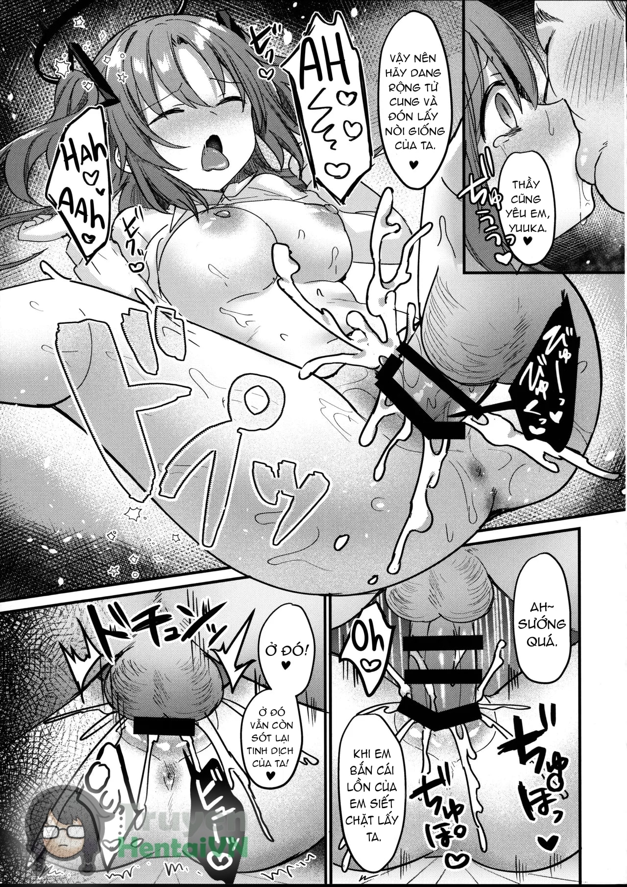HentaiVN.net - Ảnh 27 - ENG-Chiune_Kimodebu Sugite Kivotos o Horoboshita Sensei ga Bessekaisen no Yuuka o NTR Ryoujoku suru Hon - Oneshot