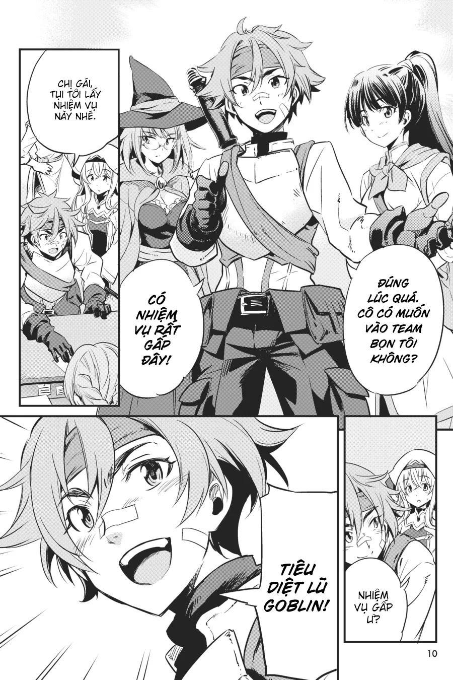 HentaiVN.net - Ảnh 13 - Goblin Slayer [Thợ Săn Goblin; ゴブリンスレイヤー; Tôi Chỉ Muốn Tiêu Diệt Goblin] - Chap 1