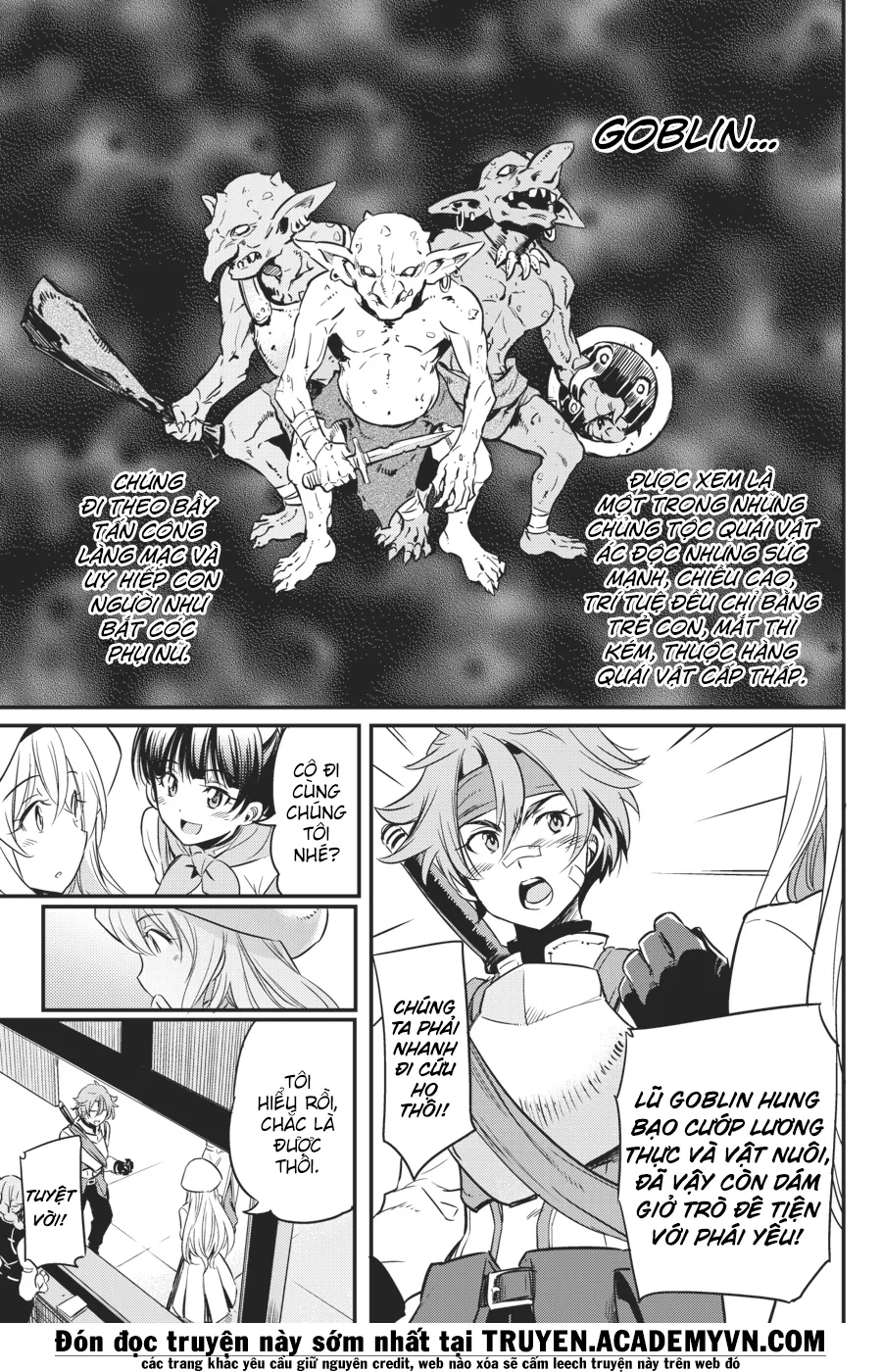 HentaiVN.net - Ảnh 14 - Goblin Slayer [Thợ Săn Goblin; ゴブリンスレイヤー; Tôi Chỉ Muốn Tiêu Diệt Goblin] - Chap 1