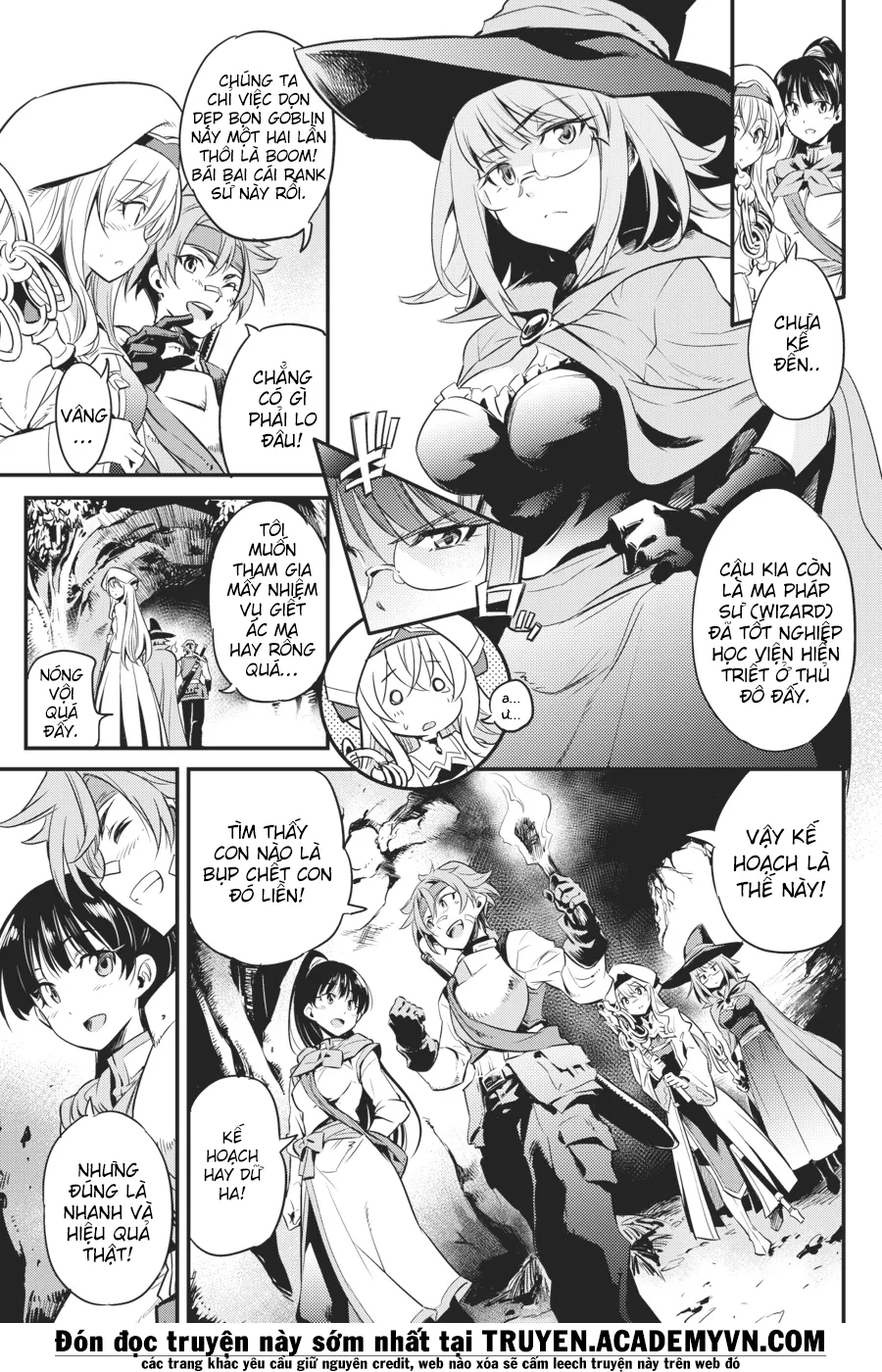 HentaiVN.net - Ảnh 18 - Goblin Slayer [Thợ Săn Goblin; ゴブリンスレイヤー; Tôi Chỉ Muốn Tiêu Diệt Goblin] - Chap 1