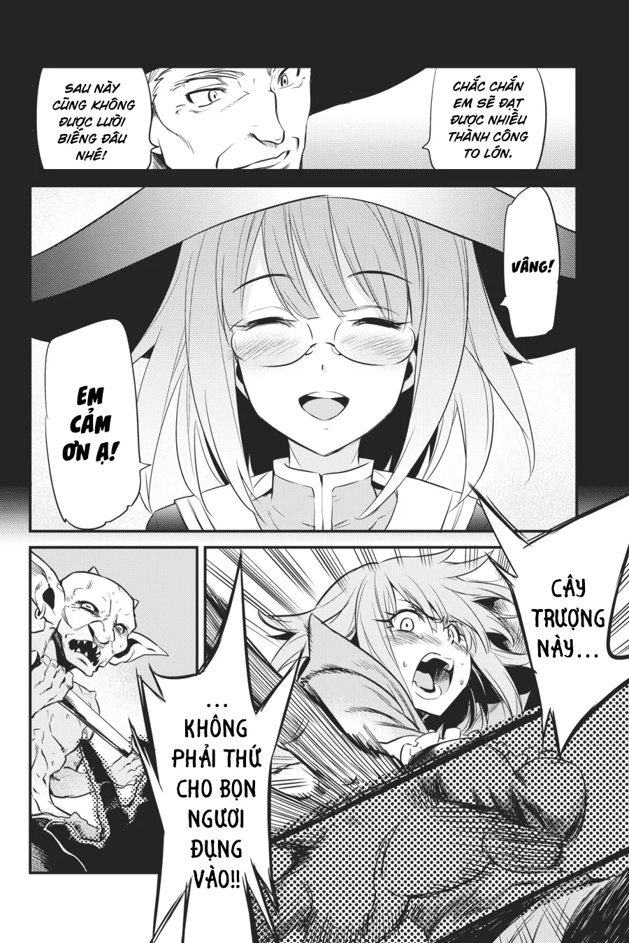 HentaiVN.net - Ảnh 25 - Goblin Slayer [Thợ Săn Goblin; ゴブリンスレイヤー; Tôi Chỉ Muốn Tiêu Diệt Goblin] - Chap 1