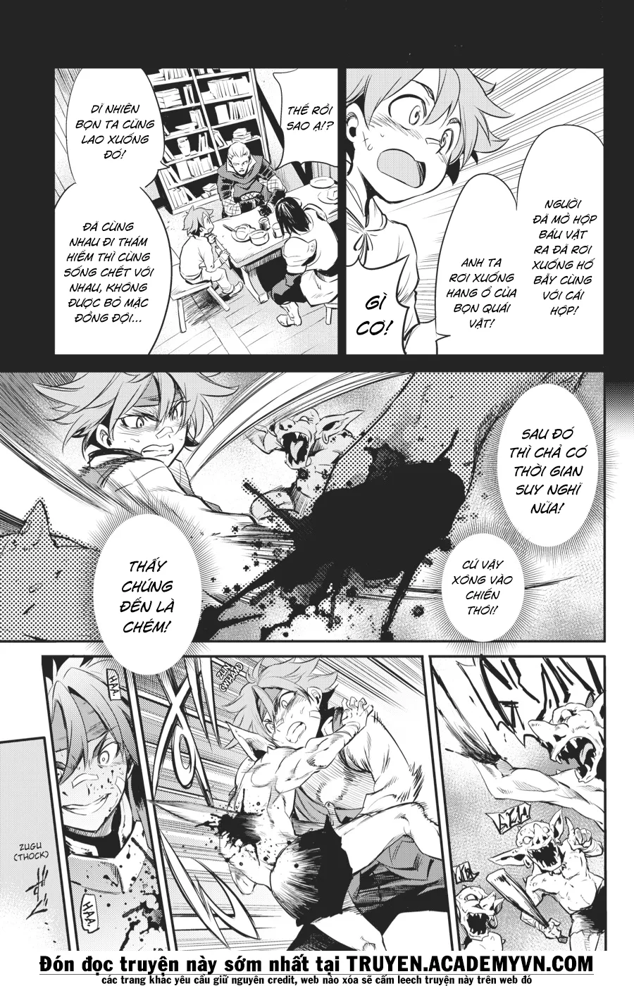 HentaiVN.net - Ảnh 30 - Goblin Slayer [Thợ Săn Goblin; ゴブリンスレイヤー; Tôi Chỉ Muốn Tiêu Diệt Goblin] - Chap 1