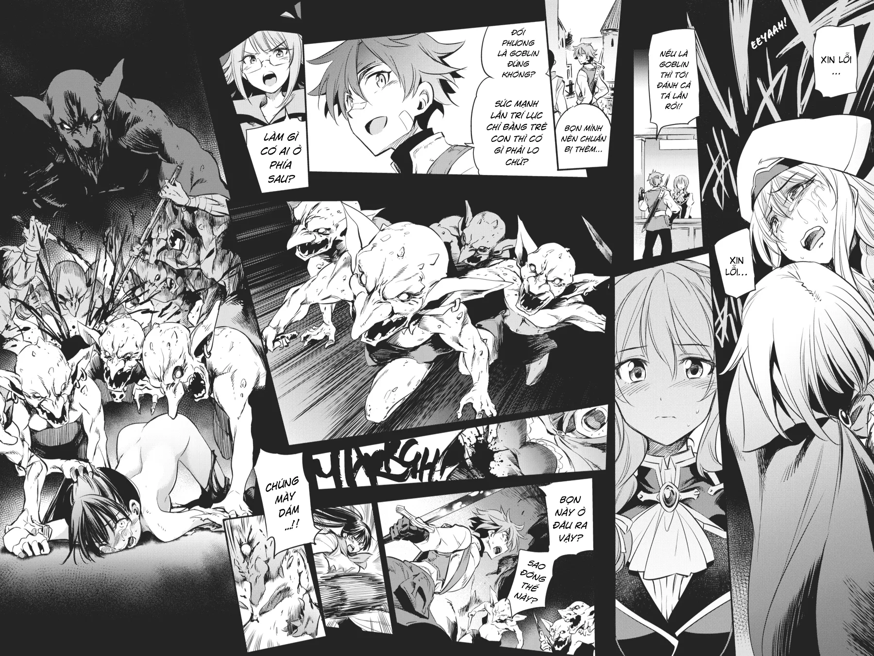 HentaiVN.net - Ảnh 39 - Goblin Slayer [Thợ Săn Goblin; ゴブリンスレイヤー; Tôi Chỉ Muốn Tiêu Diệt Goblin] - Chap 1