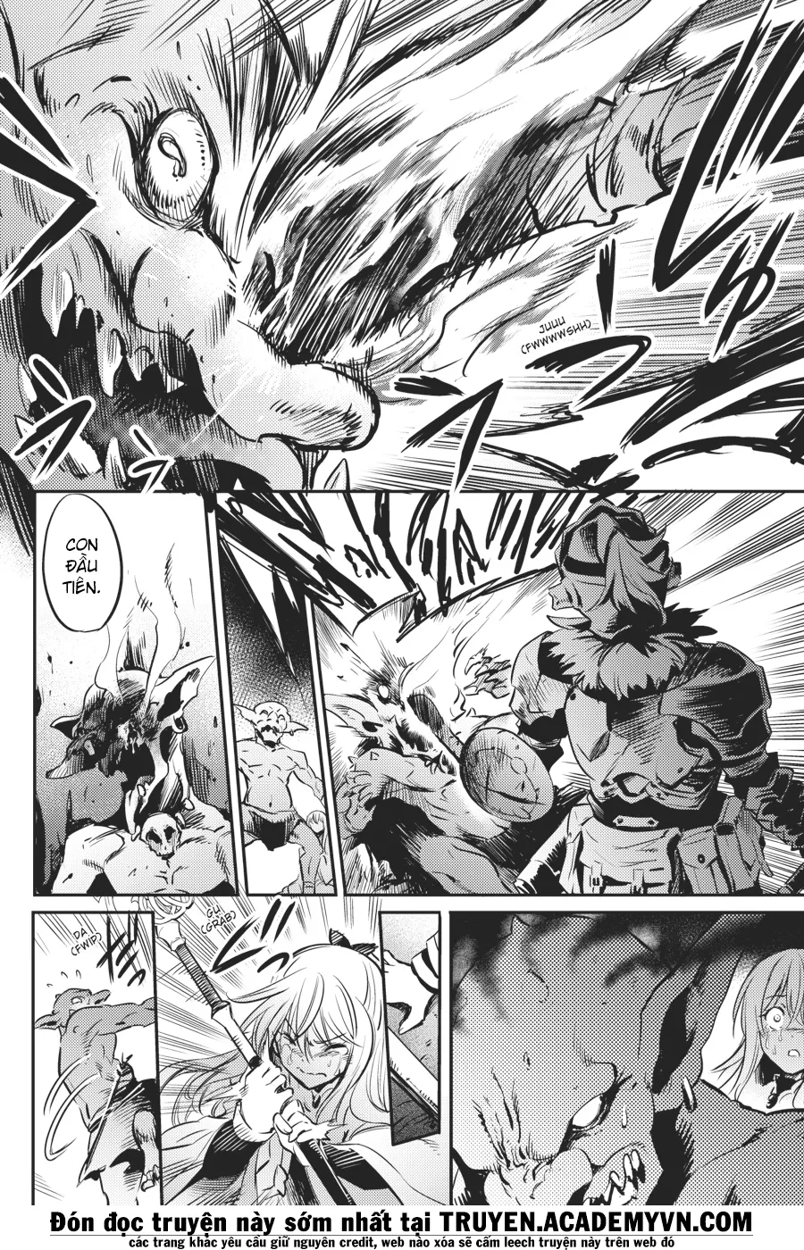 HentaiVN.net - Ảnh 50 - Goblin Slayer [Thợ Săn Goblin; ゴブリンスレイヤー; Tôi Chỉ Muốn Tiêu Diệt Goblin] - Chap 1