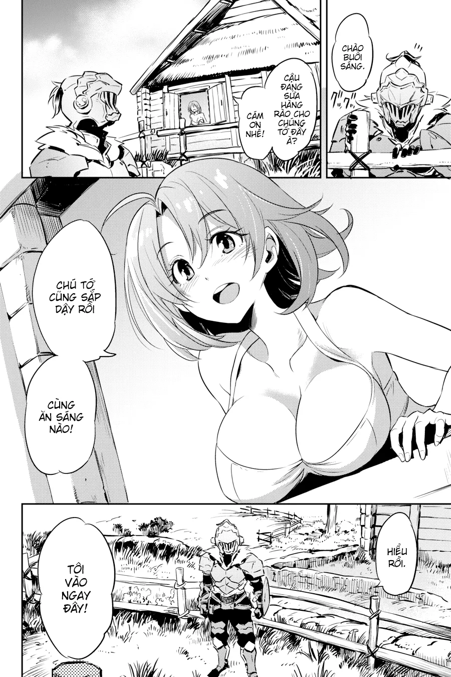 HentaiVN.net - Ảnh 9 - Goblin Slayer [Thợ Săn Goblin; ゴブリンスレイヤー; Tôi Chỉ Muốn Tiêu Diệt Goblin] - Chap 3