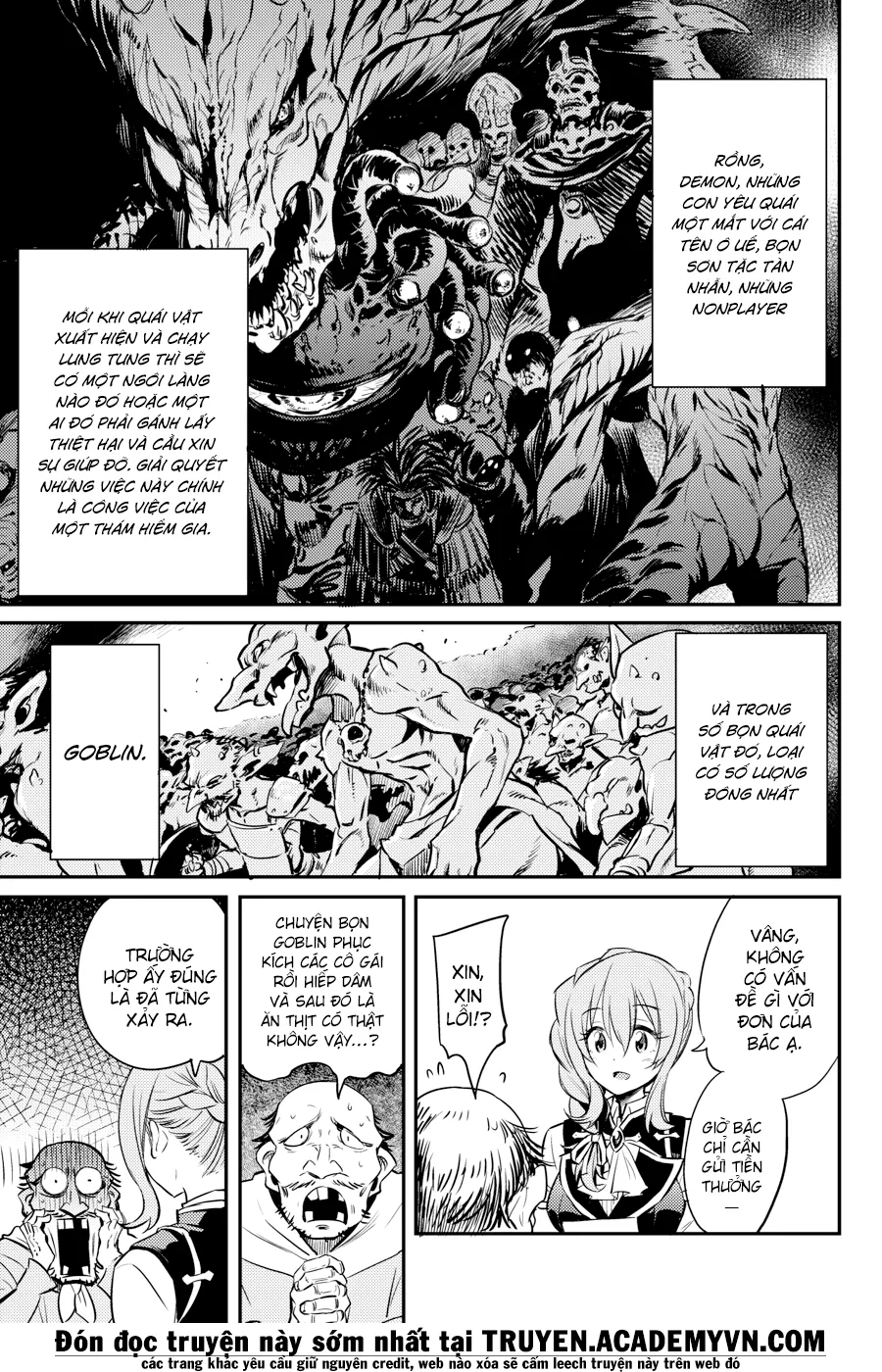 HentaiVN.net - Ảnh 17 - Goblin Slayer [Thợ Săn Goblin; ゴブリンスレイヤー; Tôi Chỉ Muốn Tiêu Diệt Goblin] - Chap 3