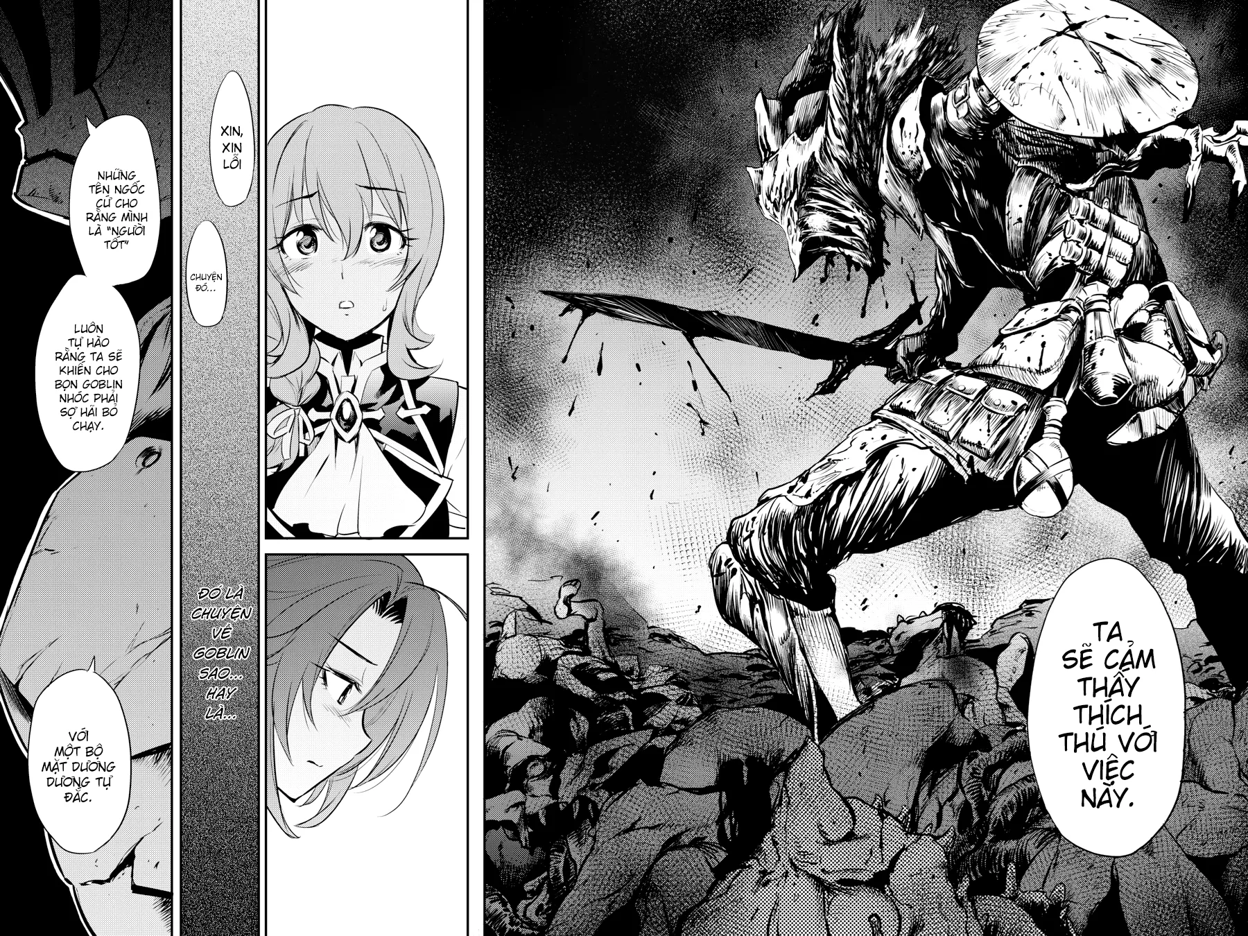 HentaiVN.net - Ảnh 32 - Goblin Slayer [Thợ Săn Goblin; ゴブリンスレイヤー; Tôi Chỉ Muốn Tiêu Diệt Goblin] - Chap 3