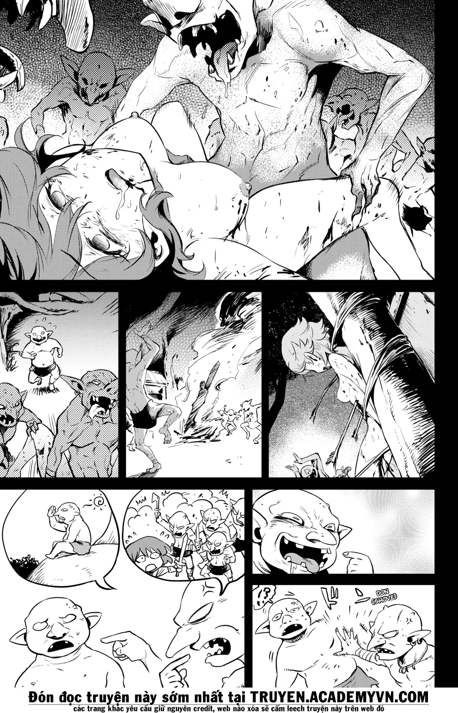 HentaiVN.net - Ảnh 11 - Goblin Slayer [Thợ Săn Goblin; ゴブリンスレイヤー; Tôi Chỉ Muốn Tiêu Diệt Goblin] - Chap 4