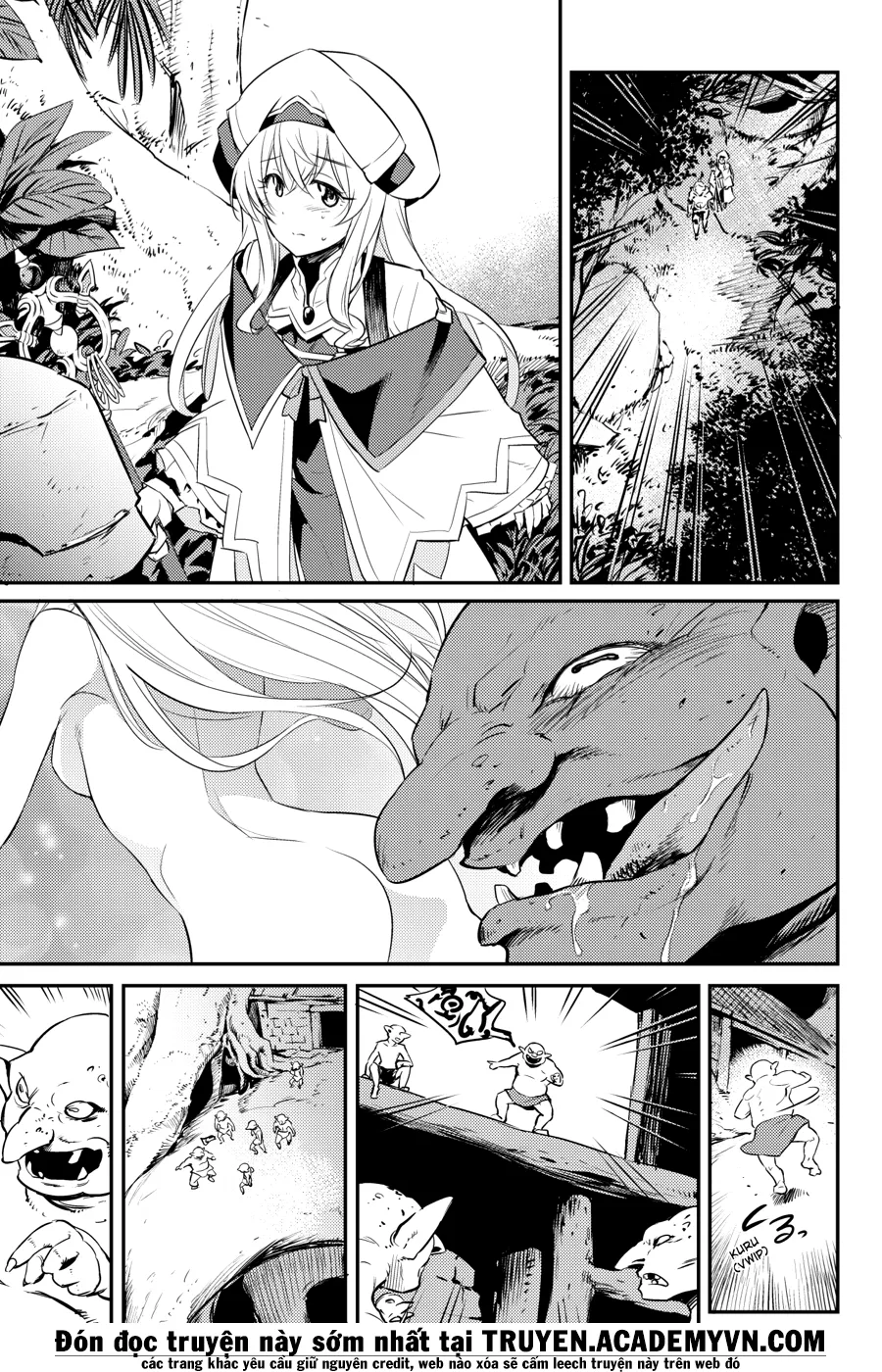 HentaiVN.net - Ảnh 13 - Goblin Slayer [Thợ Săn Goblin; ゴブリンスレイヤー; Tôi Chỉ Muốn Tiêu Diệt Goblin] - Chap 4