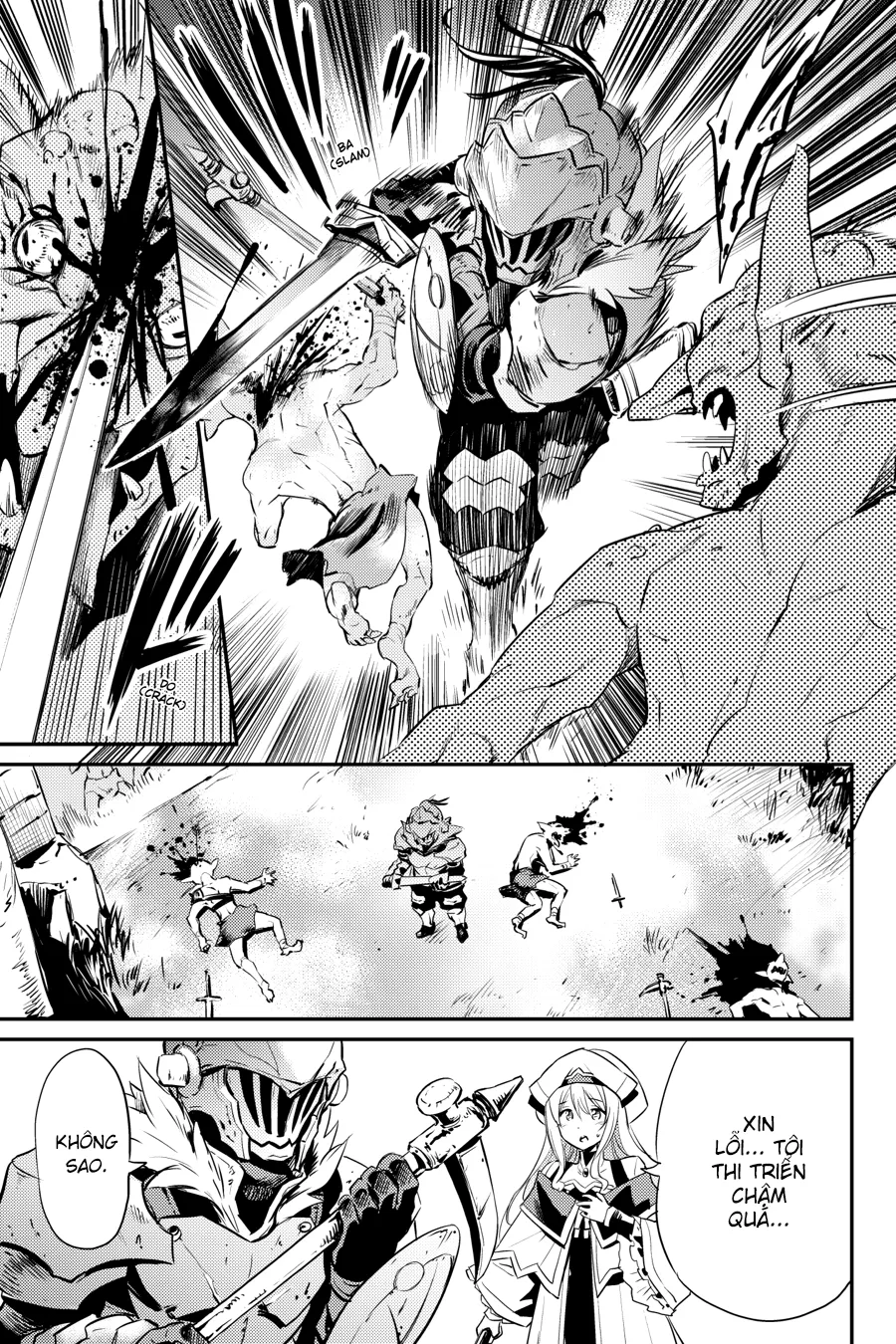 HentaiVN.net - Ảnh 25 - Goblin Slayer [Thợ Săn Goblin; ゴブリンスレイヤー; Tôi Chỉ Muốn Tiêu Diệt Goblin] - Chap 4
