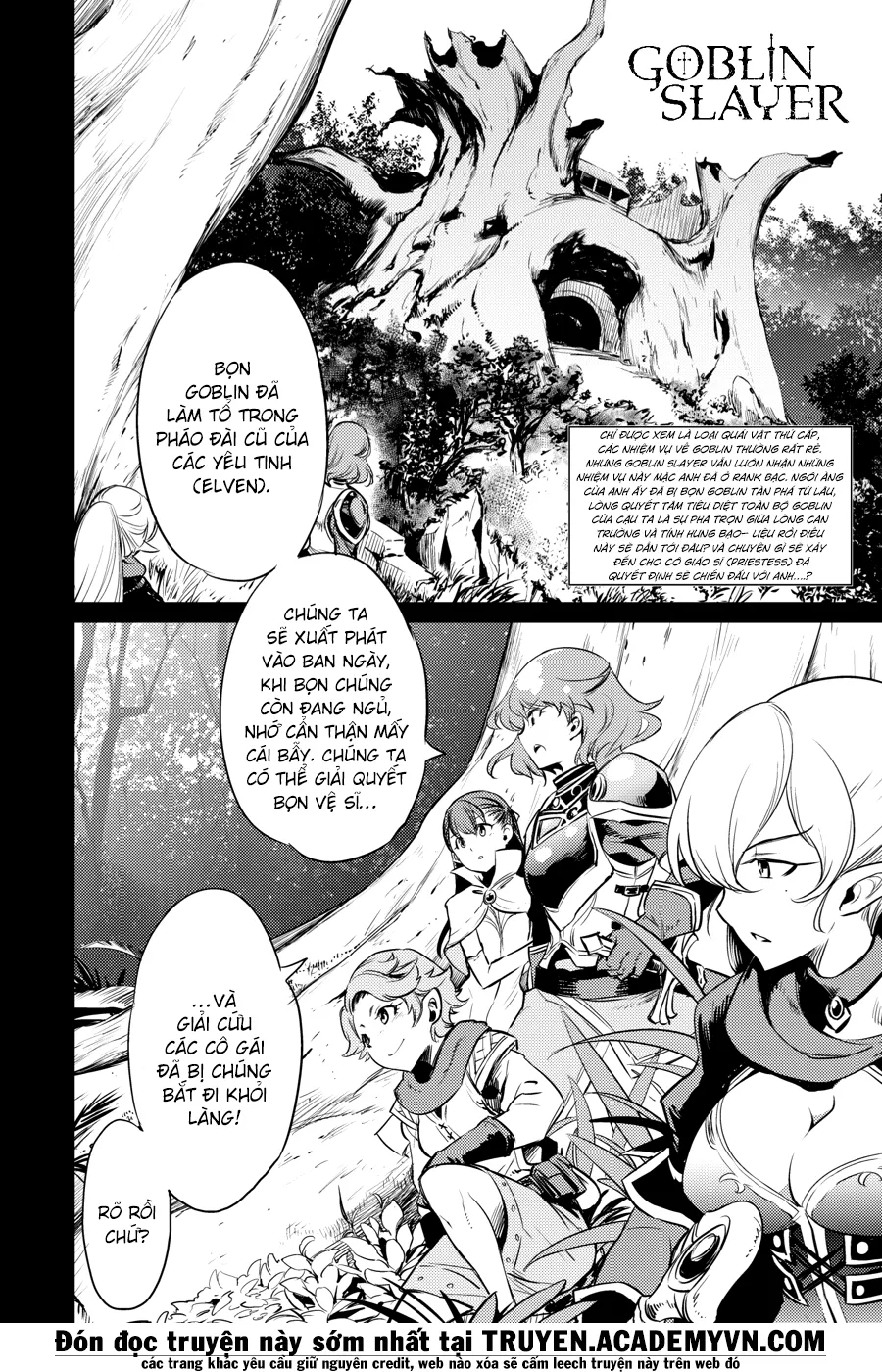 HentaiVN.net - Ảnh 4 - Goblin Slayer [Thợ Săn Goblin; ゴブリンスレイヤー; Tôi Chỉ Muốn Tiêu Diệt Goblin] - Chap 4