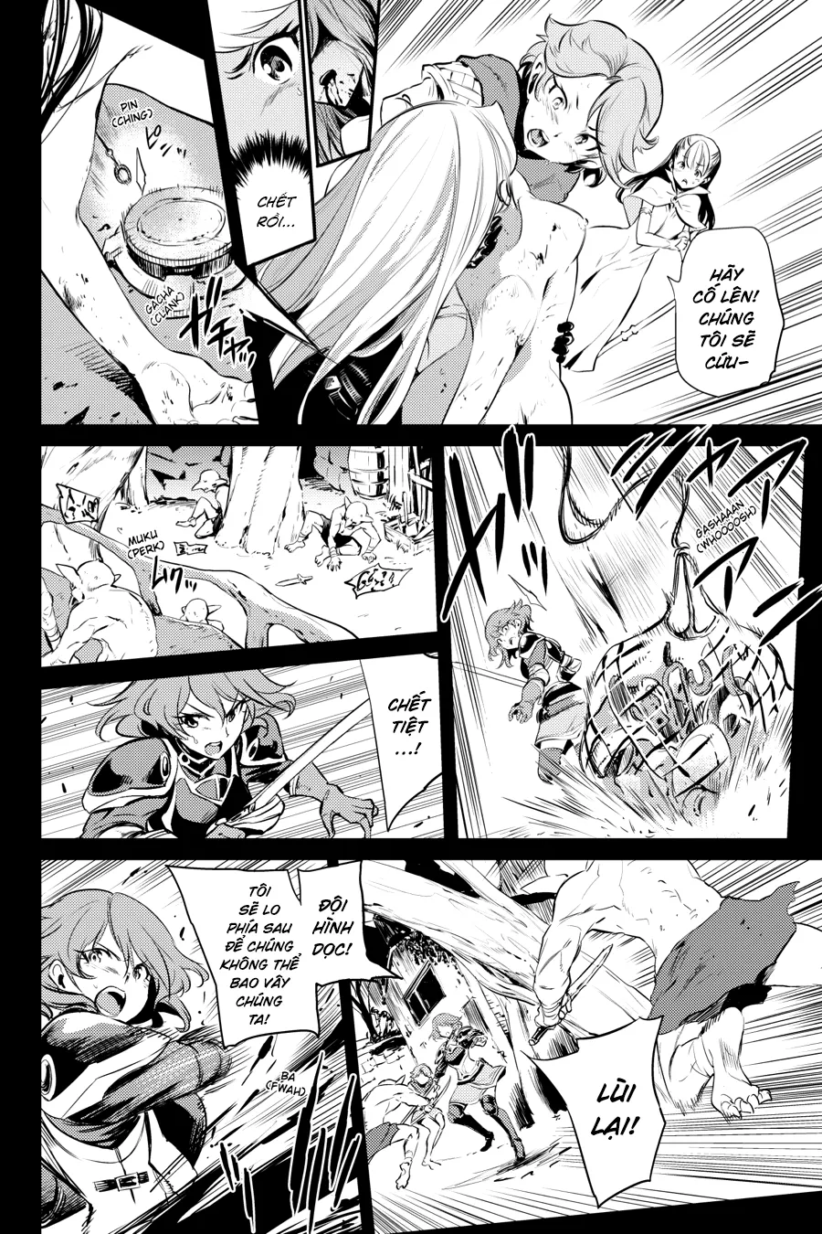 HentaiVN.net - Ảnh 8 - Goblin Slayer [Thợ Săn Goblin; ゴブリンスレイヤー; Tôi Chỉ Muốn Tiêu Diệt Goblin] - Chap 4