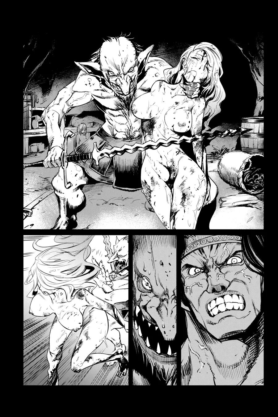 HentaiVN.net - Ảnh 28 - Goblin Slayer [Thợ Săn Goblin; ゴブリンスレイヤー; Tôi Chỉ Muốn Tiêu Diệt Goblin] - Chap 13