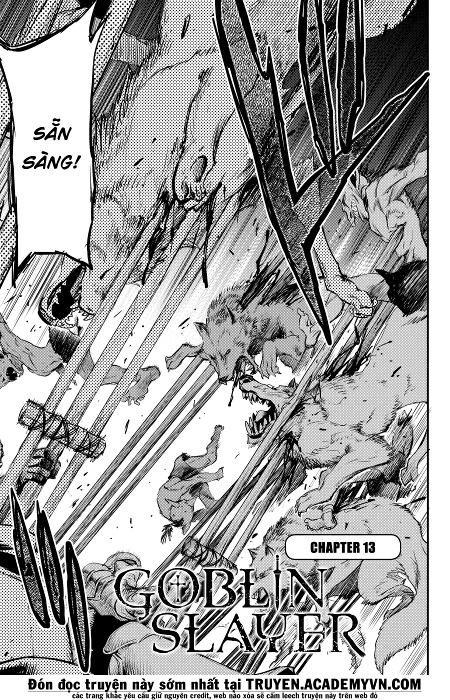 HentaiVN.net - Ảnh 3 - Goblin Slayer [Thợ Săn Goblin; ゴブリンスレイヤー; Tôi Chỉ Muốn Tiêu Diệt Goblin] - Chap 13