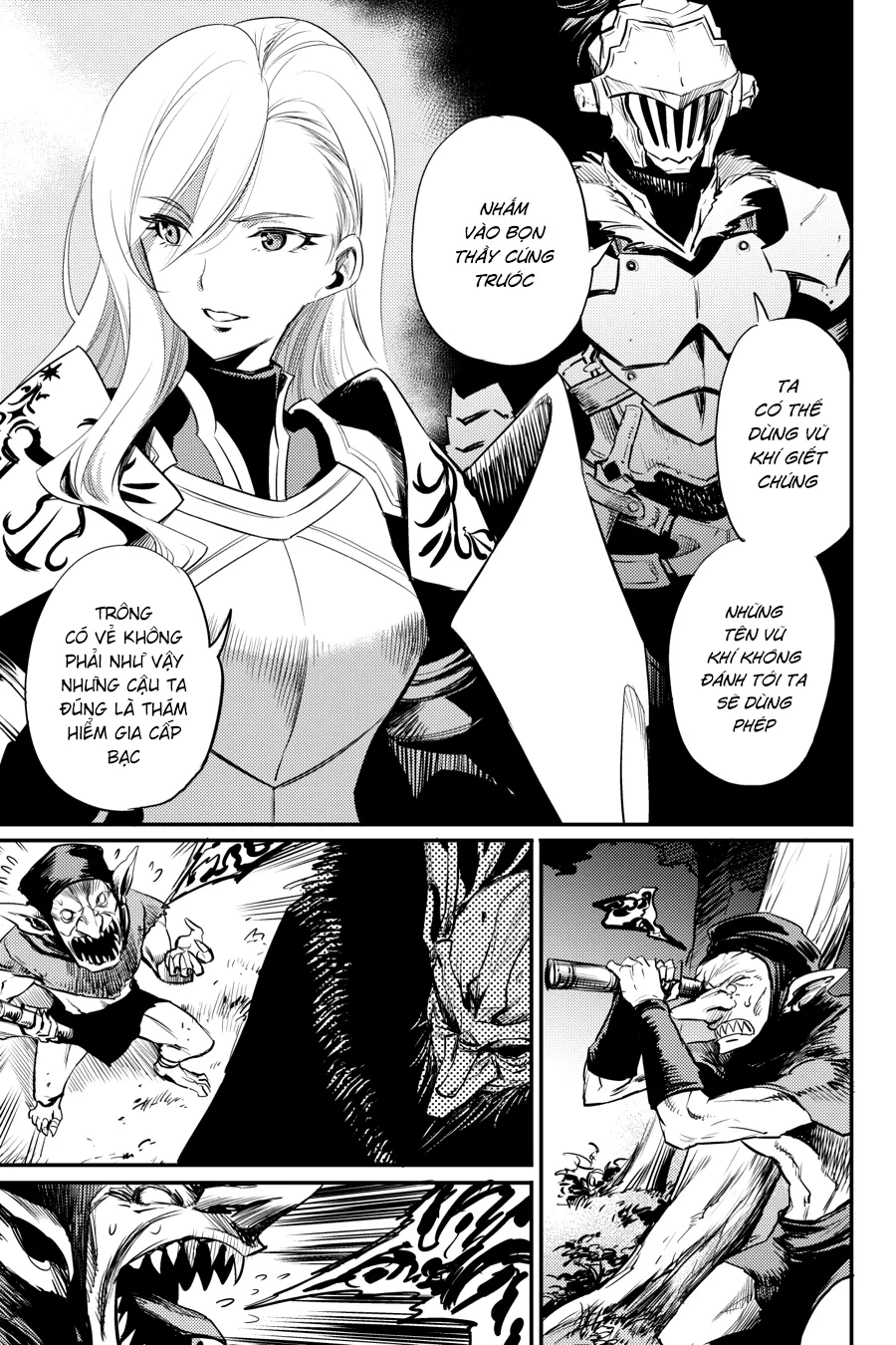 HentaiVN.net - Ảnh 8 - Goblin Slayer [Thợ Săn Goblin; ゴブリンスレイヤー; Tôi Chỉ Muốn Tiêu Diệt Goblin] - Chap 13