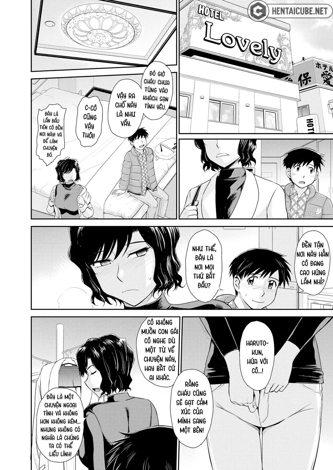 HentaiVN.net - Ảnh 10 - Single Mother Kakihara Saeko no Koiwazurai [A Single Mother's Love Sickness + A Single Mother's Love Story] - Chap 1