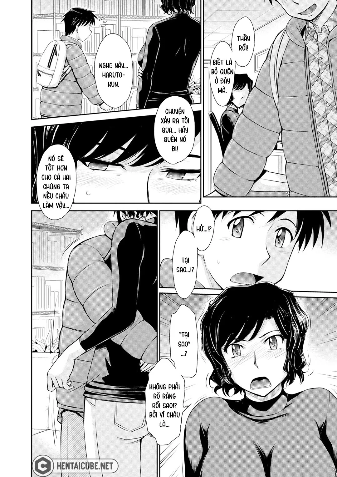 HentaiVN.net - Ảnh 6 - Single Mother Kakihara Saeko no Koiwazurai [A Single Mother's Love Sickness + A Single Mother's Love Story] - Chap 1