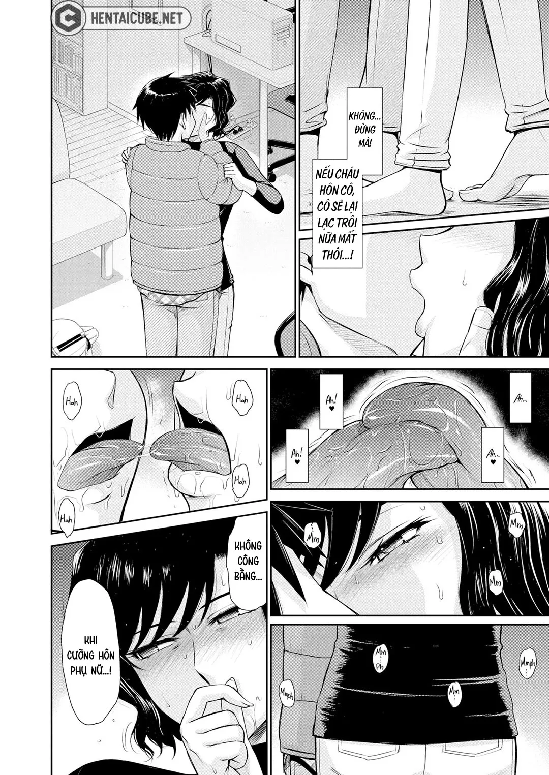 HentaiVN.net - Ảnh 8 - Single Mother Kakihara Saeko no Koiwazurai [A Single Mother's Love Sickness + A Single Mother's Love Story] - Chap 1