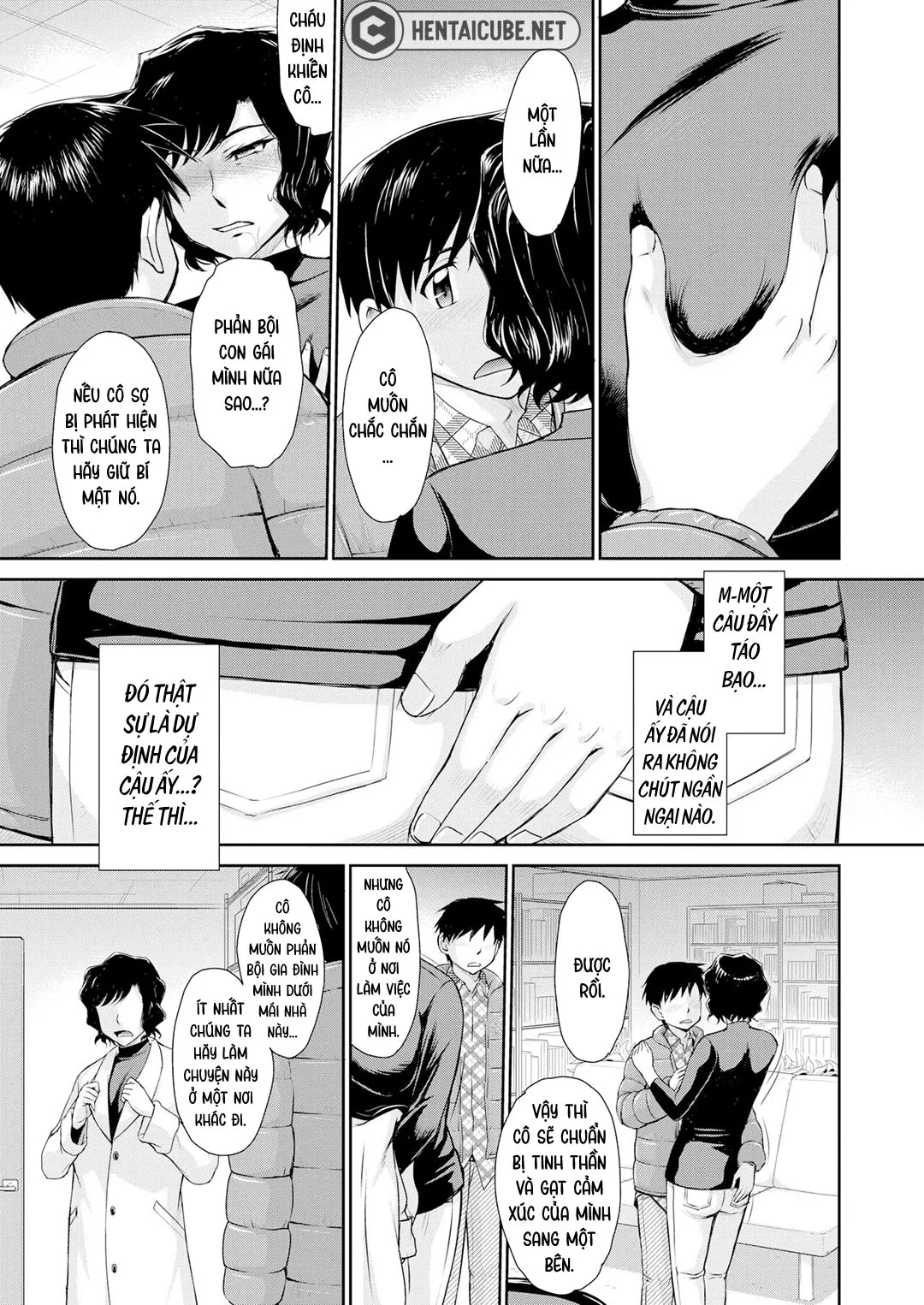 HentaiVN.net - Ảnh 9 - Single Mother Kakihara Saeko no Koiwazurai [A Single Mother's Love Sickness + A Single Mother's Love Story] - Chap 1