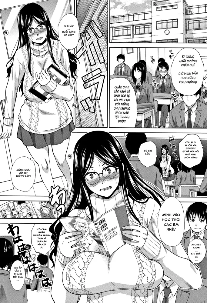 HentaiVN.net - Ảnh 5 - Chuyện Tình Của Tôi Và Dì! [Boku no Daisuki na Oba-san, 僕の大好きなおばさん] - Chap 2 - Người Chị Năm Ấy