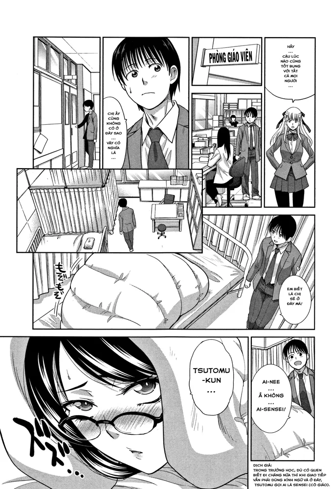 HentaiVN.net - Ảnh 8 - Chuyện Tình Của Tôi Và Dì! [Boku no Daisuki na Oba-san, 僕の大好きなおばさん] - Chap 2 - Người Chị Năm Ấy