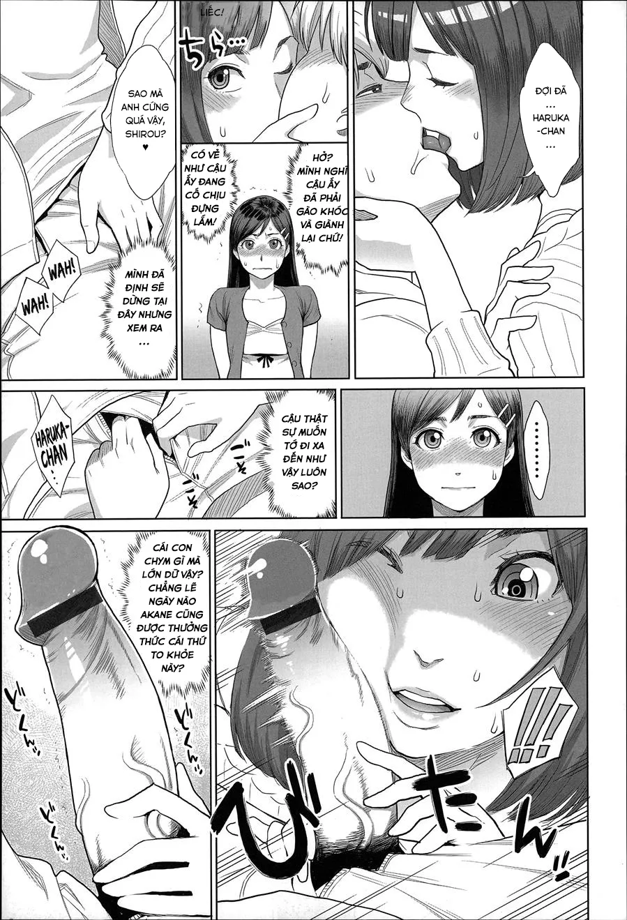 HentaiVN.net - Ảnh 8 - Những Chuyện Không Thường Tình [Zecchou Yokkyuu] - Chap 4 - Quà Sinh Nhật Tuyệt Nhất