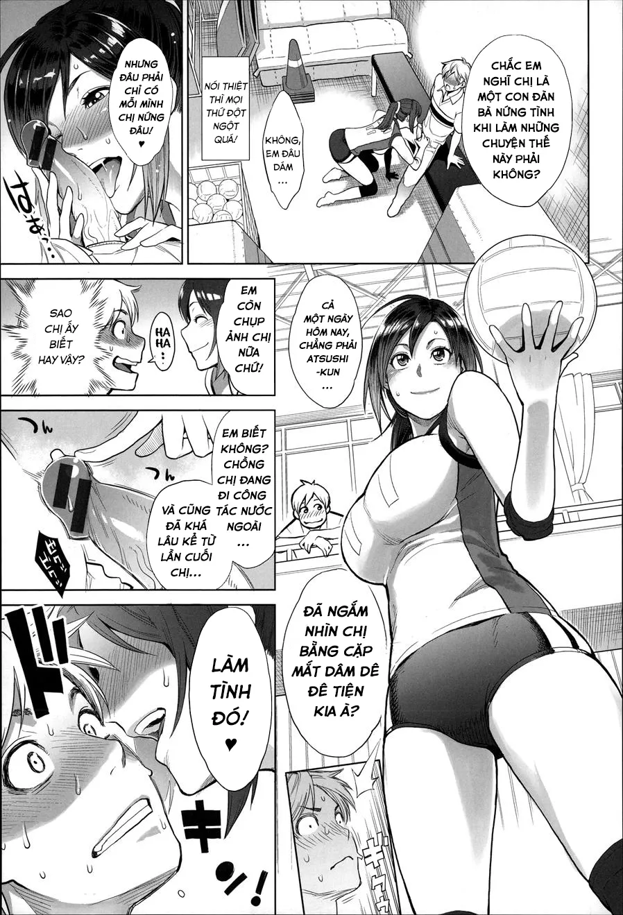 HentaiVN.net - Ảnh 11 - Những Chuyện Không Thường Tình [Zecchou Yokkyuu] - Chap 5 - Cùng Đổ Mồ Hôi Nào