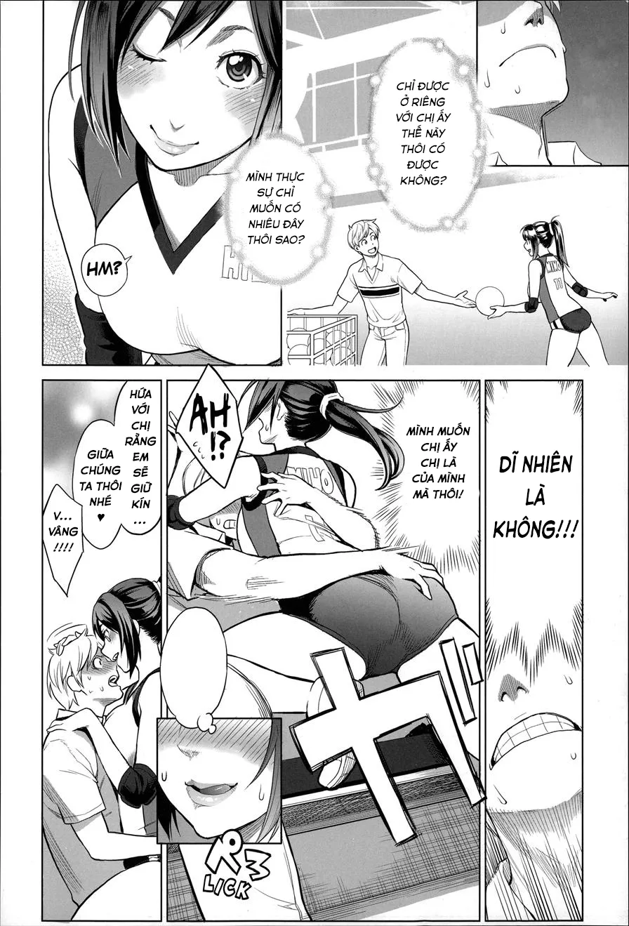 HentaiVN.net - Ảnh 12 - Những Chuyện Không Thường Tình [Zecchou Yokkyuu] - Chap 5 - Cùng Đổ Mồ Hôi Nào