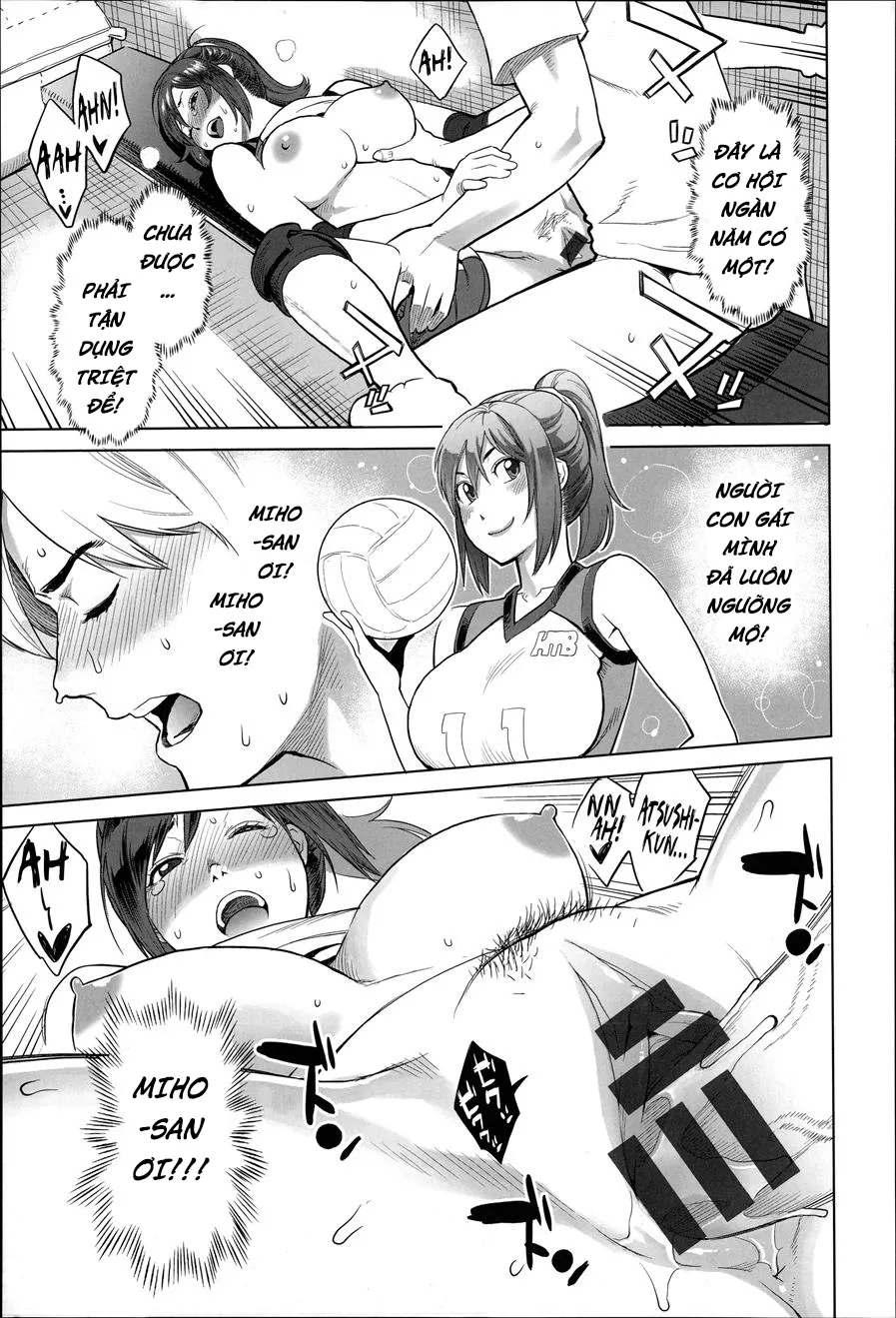 HentaiVN.net - Ảnh 17 - Những Chuyện Không Thường Tình [Zecchou Yokkyuu] - Chap 5 - Cùng Đổ Mồ Hôi Nào