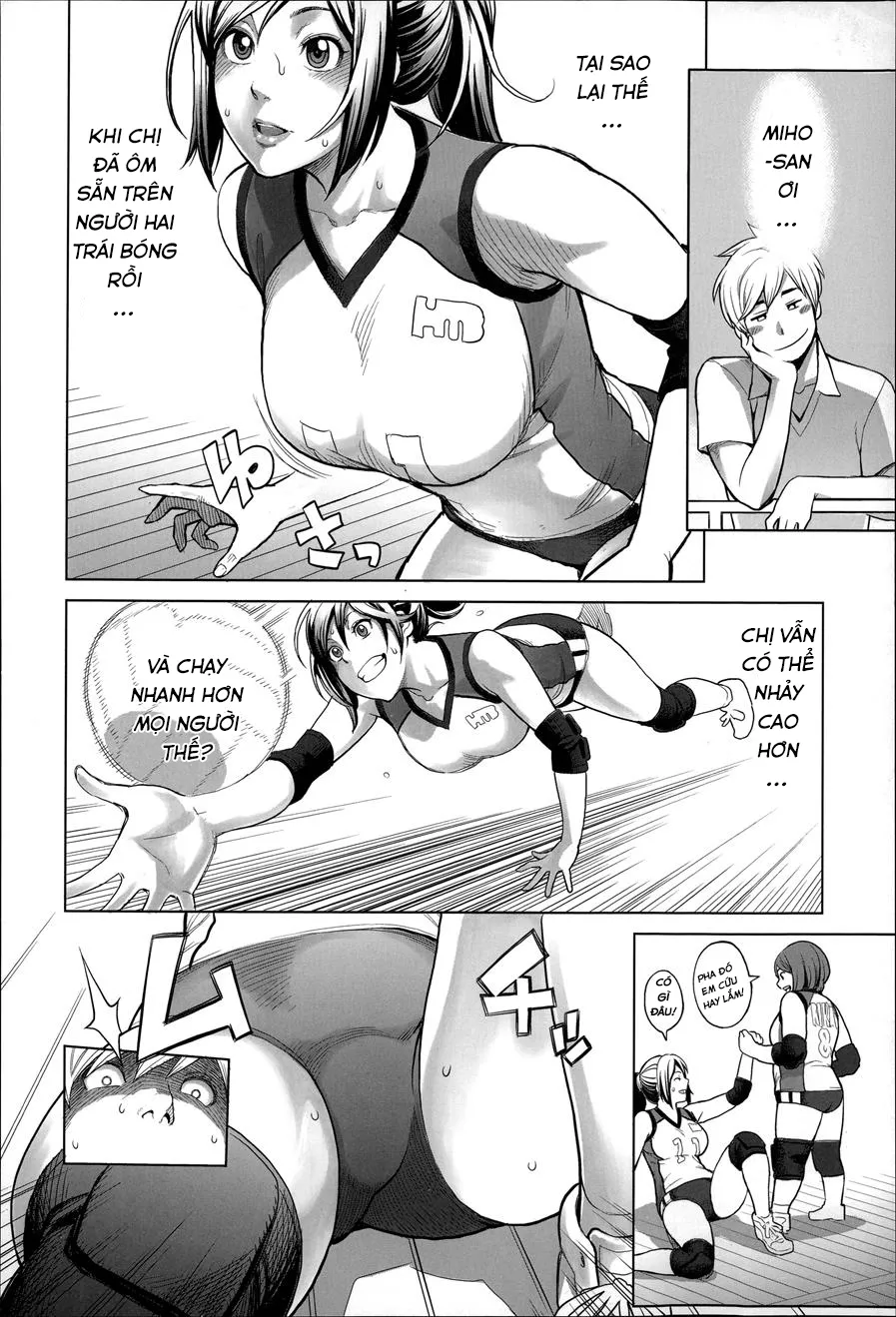 HentaiVN.net - Ảnh 4 - Những Chuyện Không Thường Tình [Zecchou Yokkyuu] - Chap 5 - Cùng Đổ Mồ Hôi Nào
