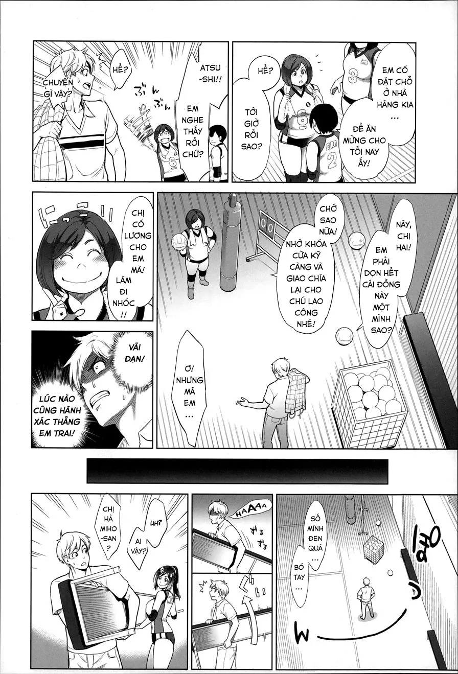 HentaiVN.net - Ảnh 8 - Những Chuyện Không Thường Tình [Zecchou Yokkyuu] - Chap 5 - Cùng Đổ Mồ Hôi Nào