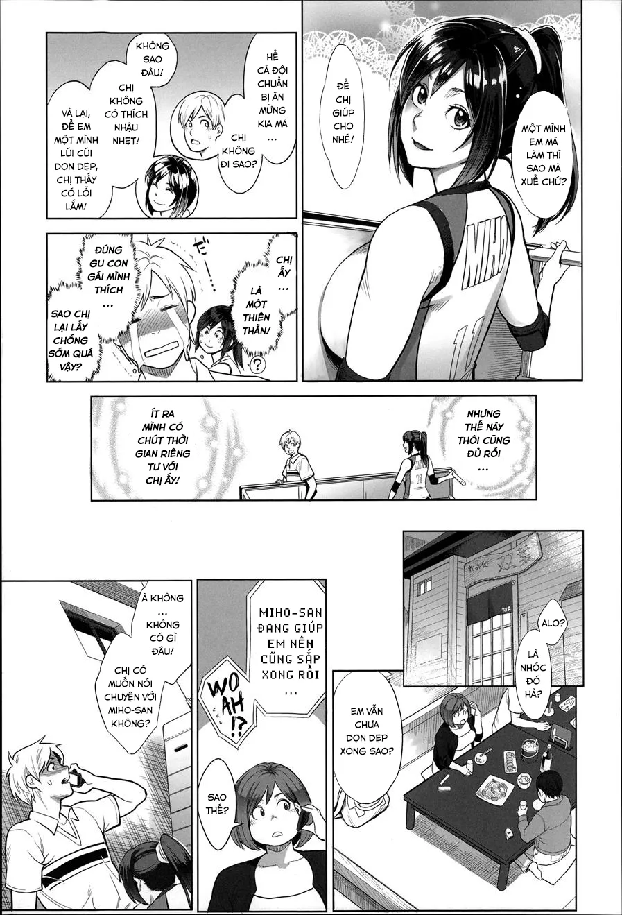 HentaiVN.net - Ảnh 9 - Những Chuyện Không Thường Tình [Zecchou Yokkyuu] - Chap 5 - Cùng Đổ Mồ Hôi Nào