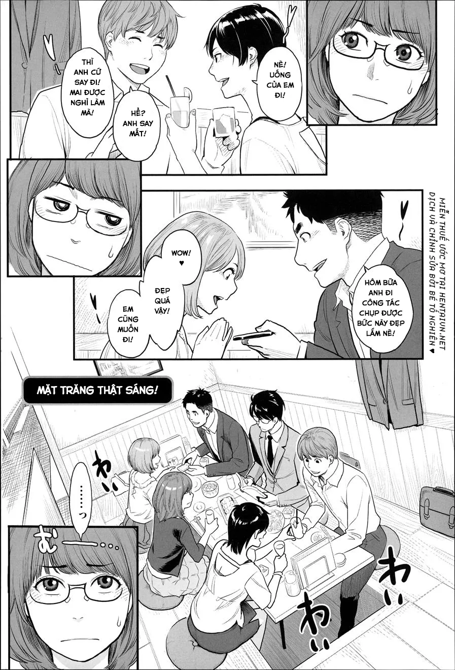 HentaiVN.net - Ảnh 3 - Những Chuyện Không Thường Tình [Zecchou Yokkyuu] - Chap 7 - Mặt Trăng Thật Sáng