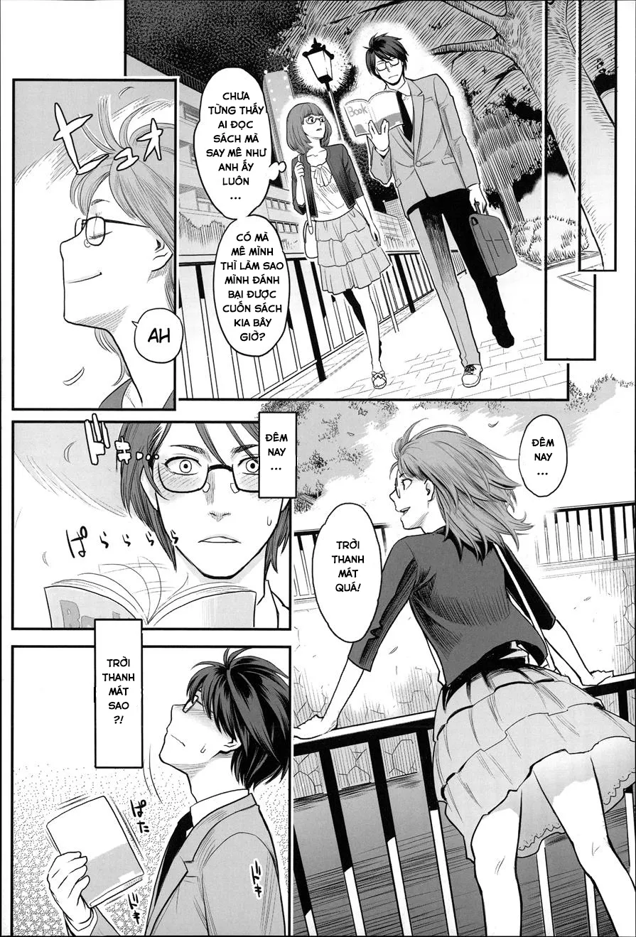 HentaiVN.net - Ảnh 5 - Những Chuyện Không Thường Tình [Zecchou Yokkyuu] - Chap 7 - Mặt Trăng Thật Sáng