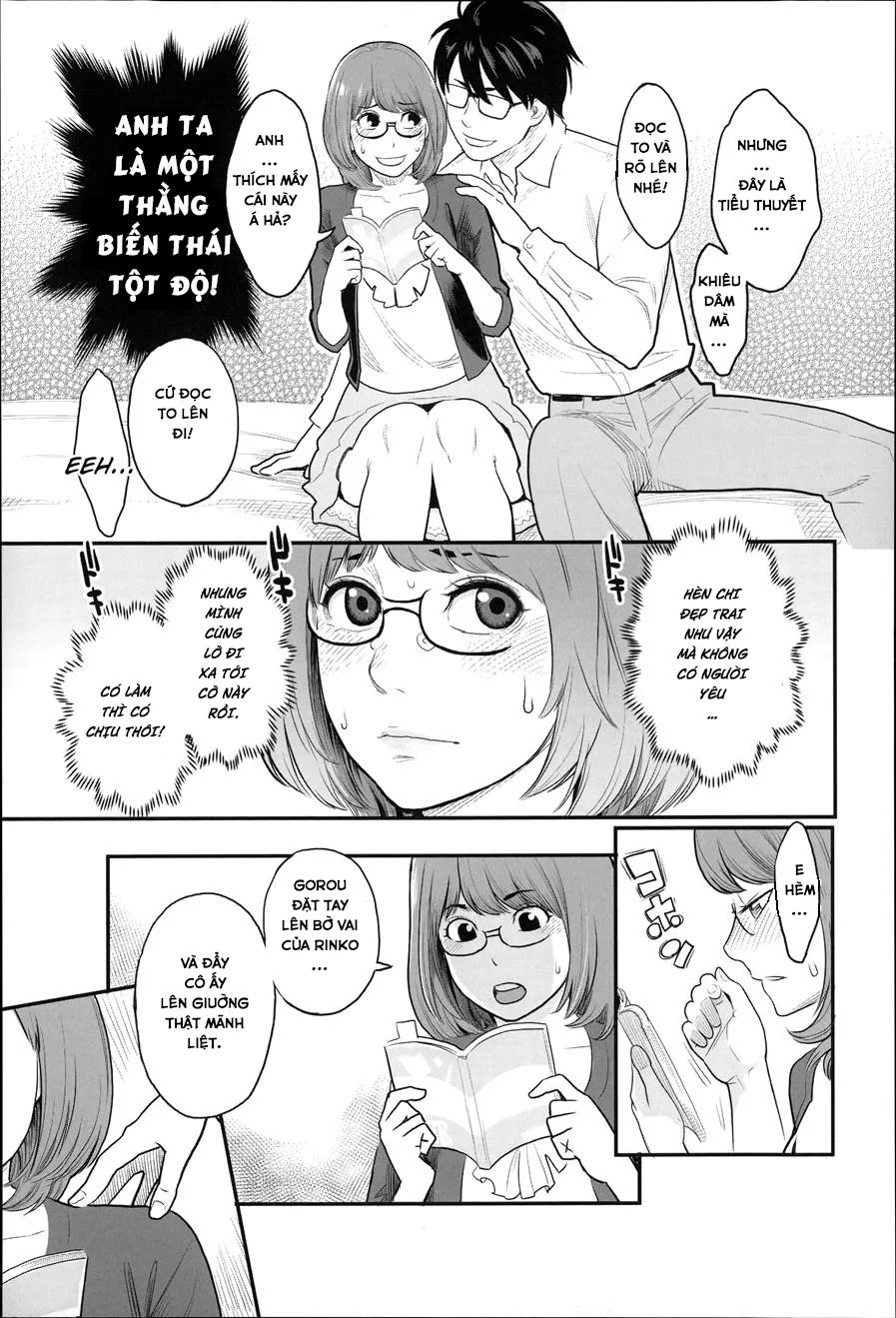 HentaiVN.net - Ảnh 9 - Những Chuyện Không Thường Tình [Zecchou Yokkyuu] - Chap 7 - Mặt Trăng Thật Sáng
