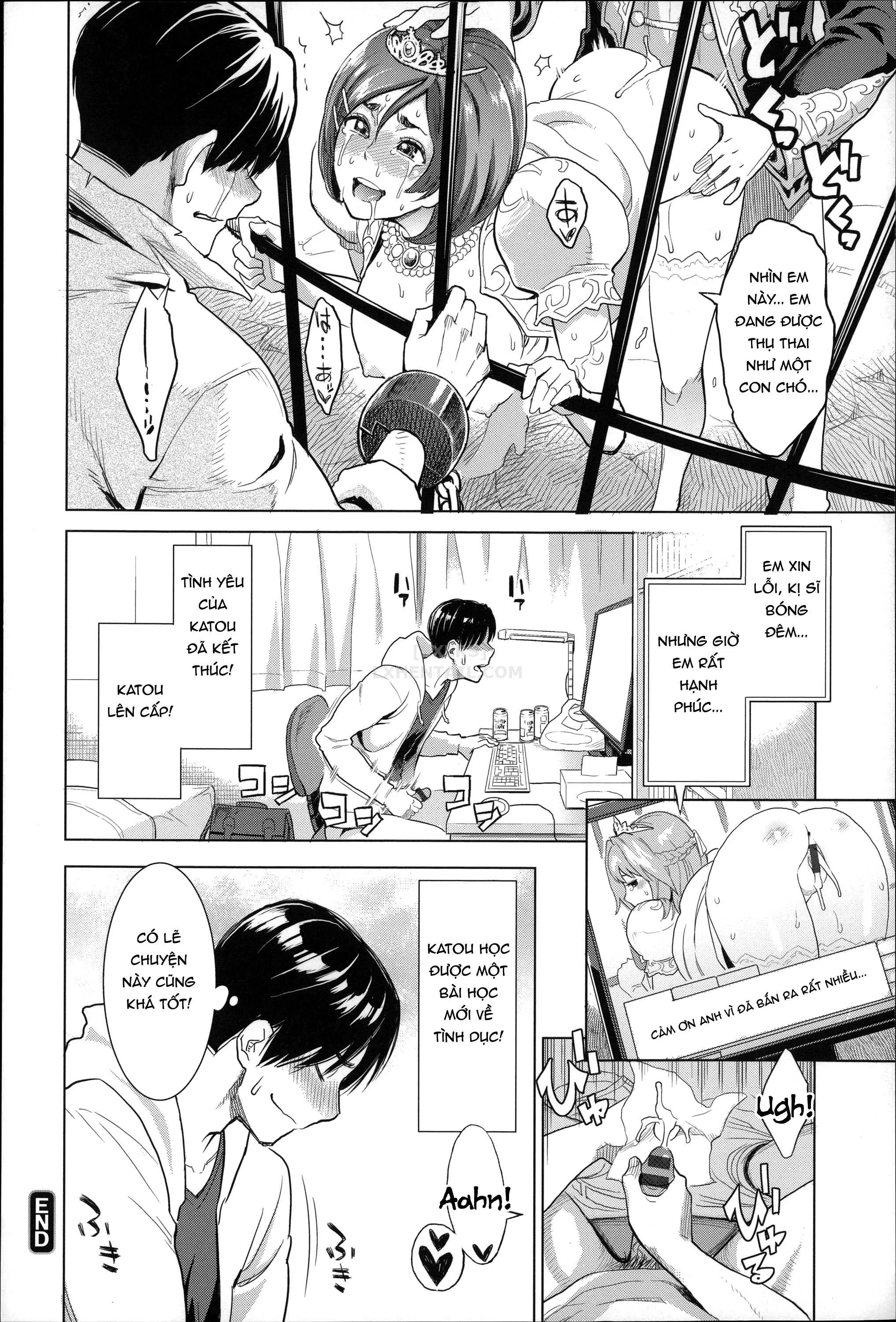 HentaiVN.net - Ảnh 18 - Những Chuyện Không Thường Tình [Zecchou Yokkyuu] - Chap 11 - END