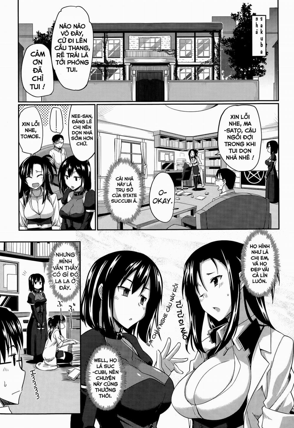 HentaiVN.net - Ảnh 3 - Inma no Mikata! (Che ít ver) [Succubi's Supporter!' 淫魔のミカタ!] - Chap 1