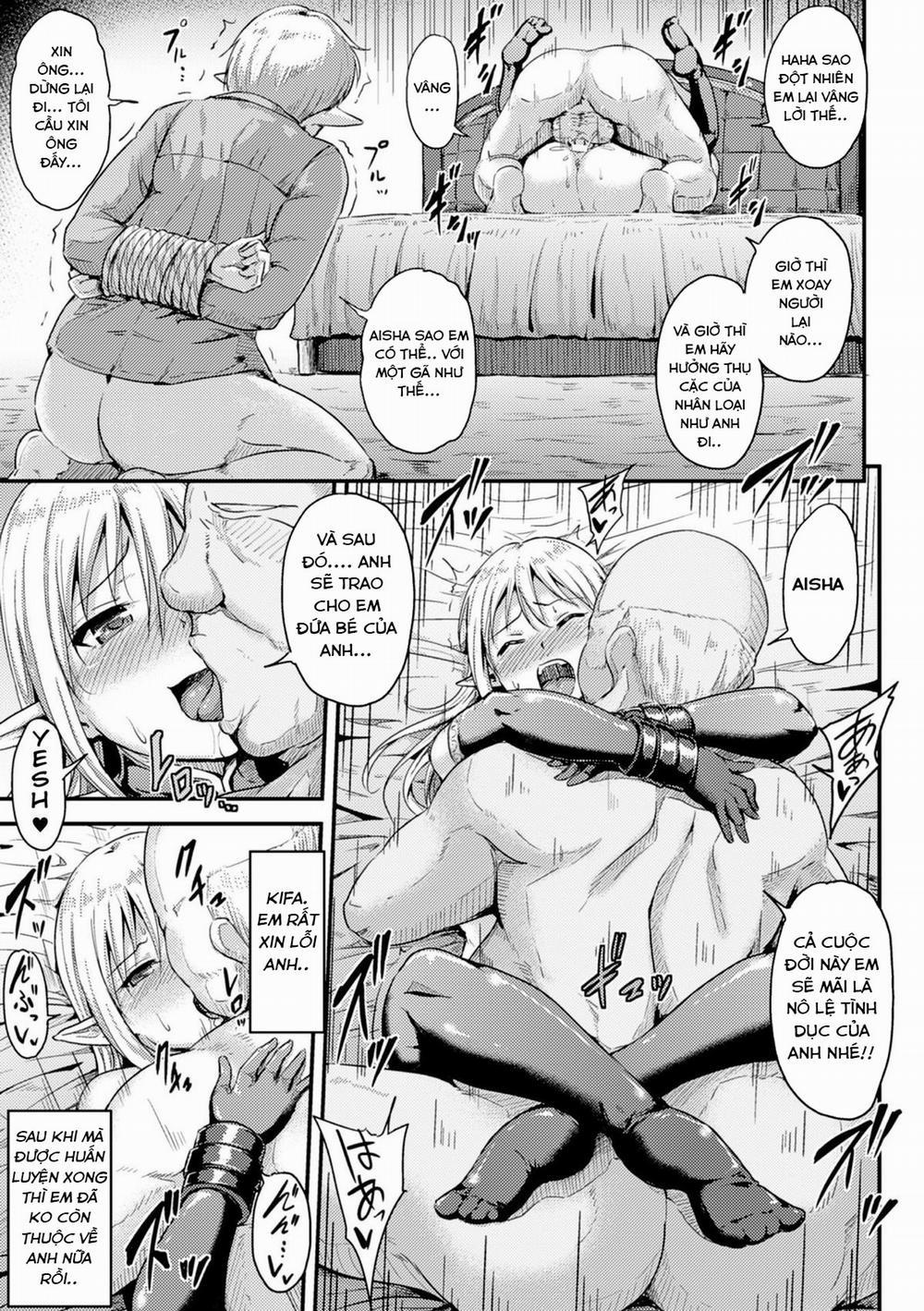 HentaiVN.net - Ảnh 17 - Giải Cứu Tình Yêu [Kangoku no Tate ~Harami Ochiru Elf~; House of Captive Pleasure ~Impregnating A Fallen Elf~] - Oneshot