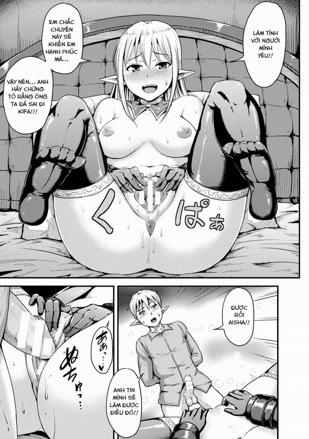 HentaiVN.net - Ảnh 5 - Giải Cứu Tình Yêu [Kangoku no Tate ~Harami Ochiru Elf~; House of Captive Pleasure ~Impregnating A Fallen Elf~] - Oneshot