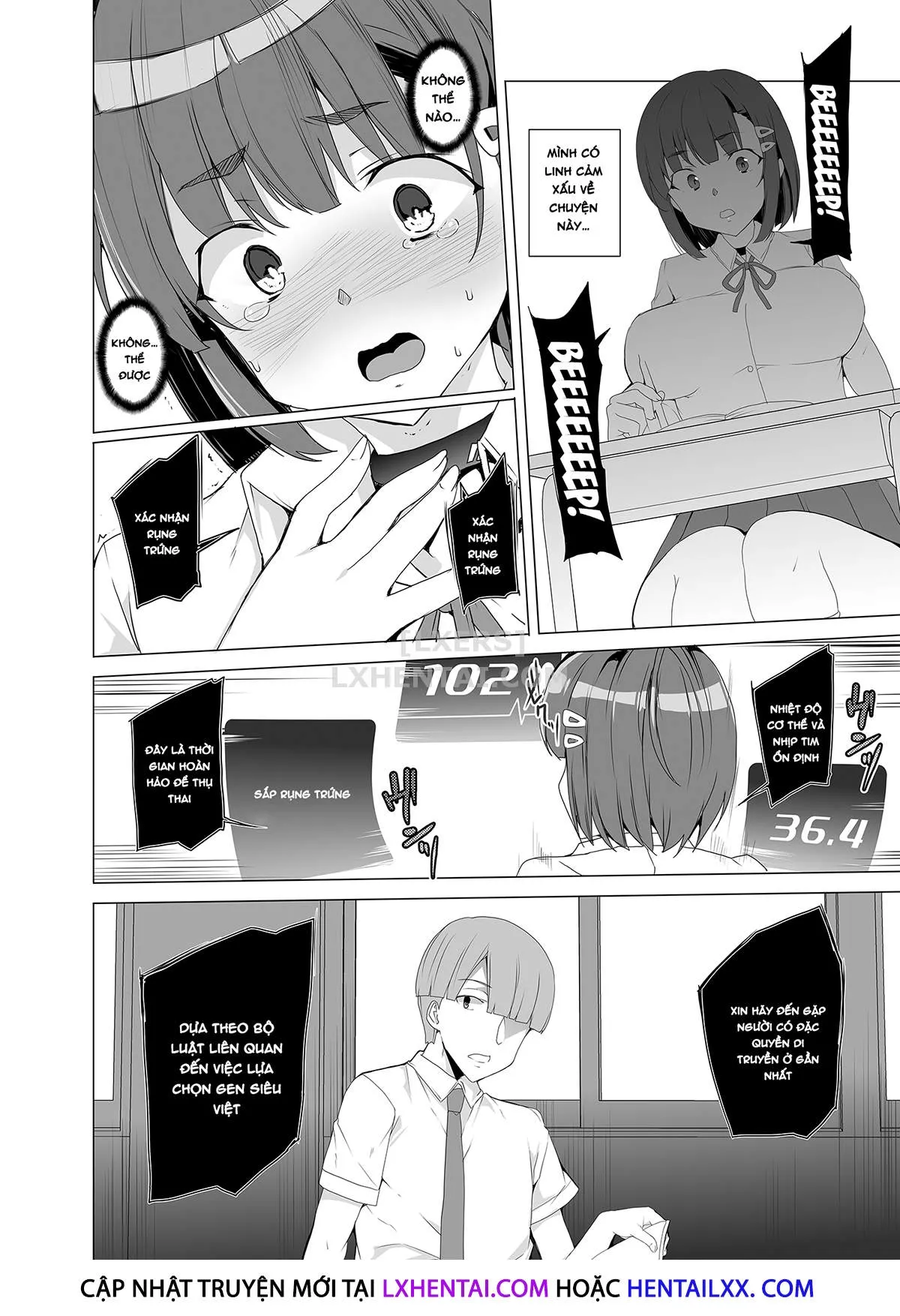 HentaiVN.net - Ảnh 9 - Compulsory High Quality Sperm Implantation!? ~Once You Start Ovulating You Get Fucked~ [Joukyuu Seishi Chakushou Gimuka!? ~Hairan Shitara Sonoba De Seikou~] - Chap 1