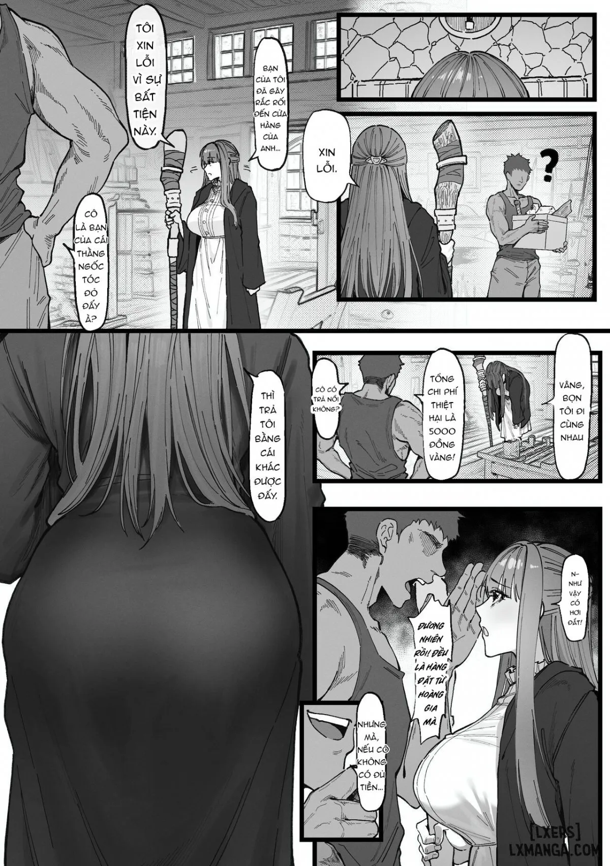 HentaiVN.net - Ảnh 3 - With The Clumsy Stark-sama (2) [Adventuring Occhokochoi Stark-sama to Bouken (2)] - Oneshot