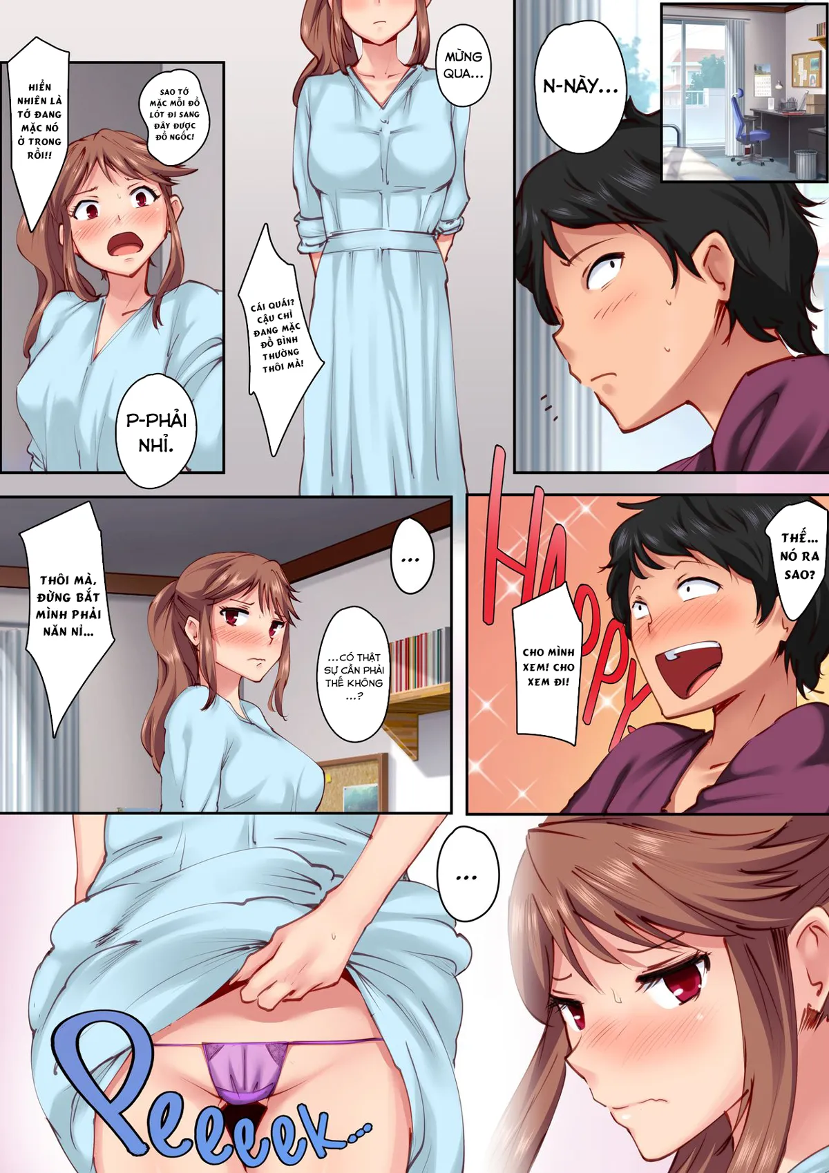 HentaiVN.net - Ảnh 10 - Ở nhà một mình đú đởn với lại bạn thuở nhỏ [Osananajimi ga Konnani Kimochi ii Nante] - Phần đầu