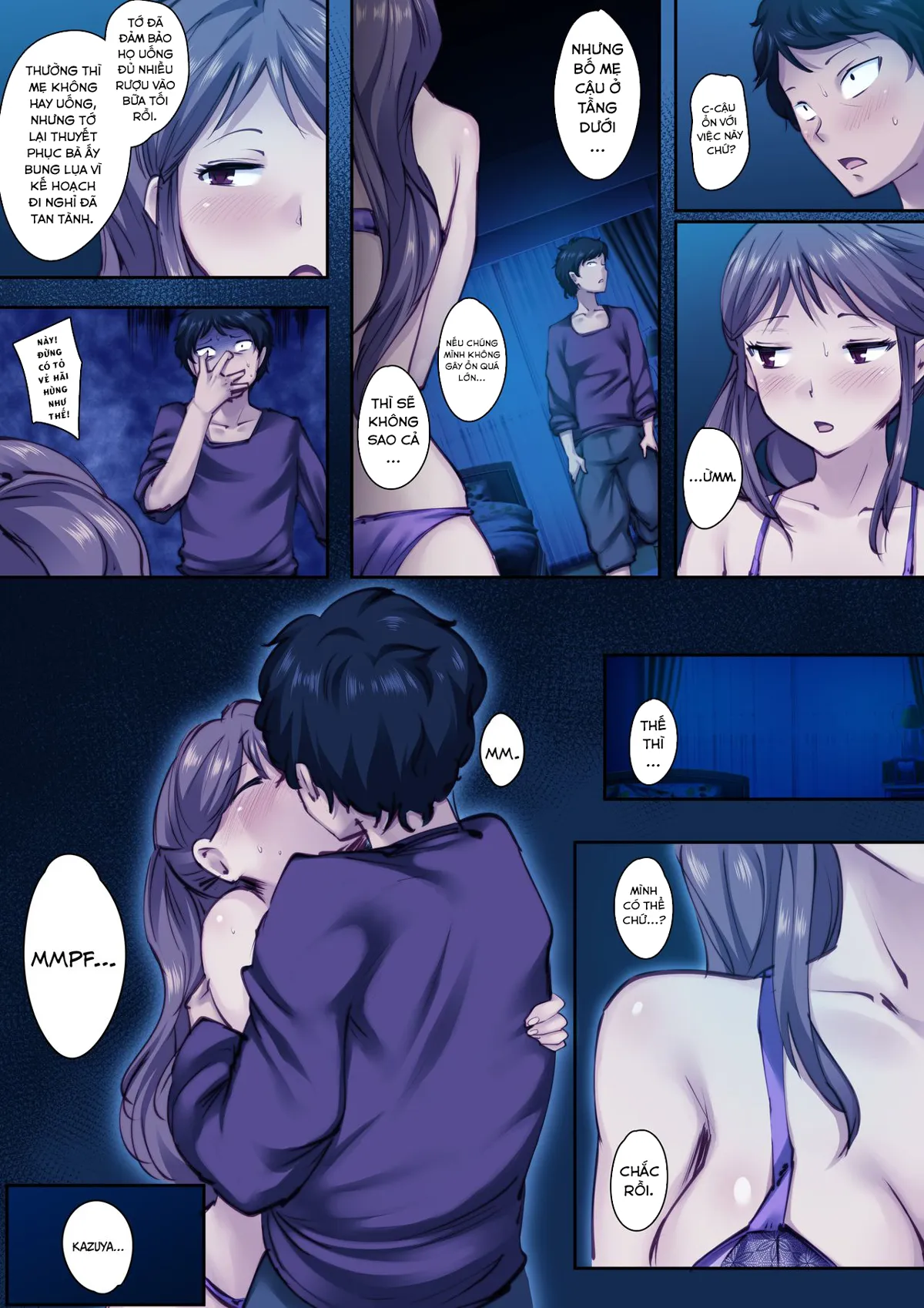 HentaiVN.net - Ảnh 17 - Ở nhà một mình đú đởn với lại bạn thuở nhỏ [Osananajimi ga Konnani Kimochi ii Nante] - Phần đầu