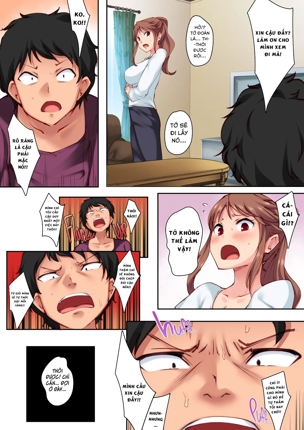 HentaiVN.net - Ảnh 9 - Ở nhà một mình đú đởn với lại bạn thuở nhỏ [Osananajimi ga Konnani Kimochi ii Nante] - Phần đầu