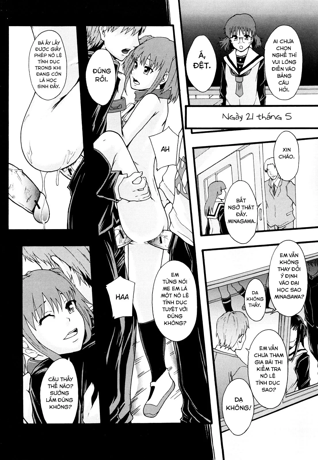 HentaiVN.net - Ảnh 12 - Biên niên sử hệ thống nô lệ [Sex Slave System; Chronicle Nikubenki System Chronicle; 肉便器システム年代記] - Chap 3