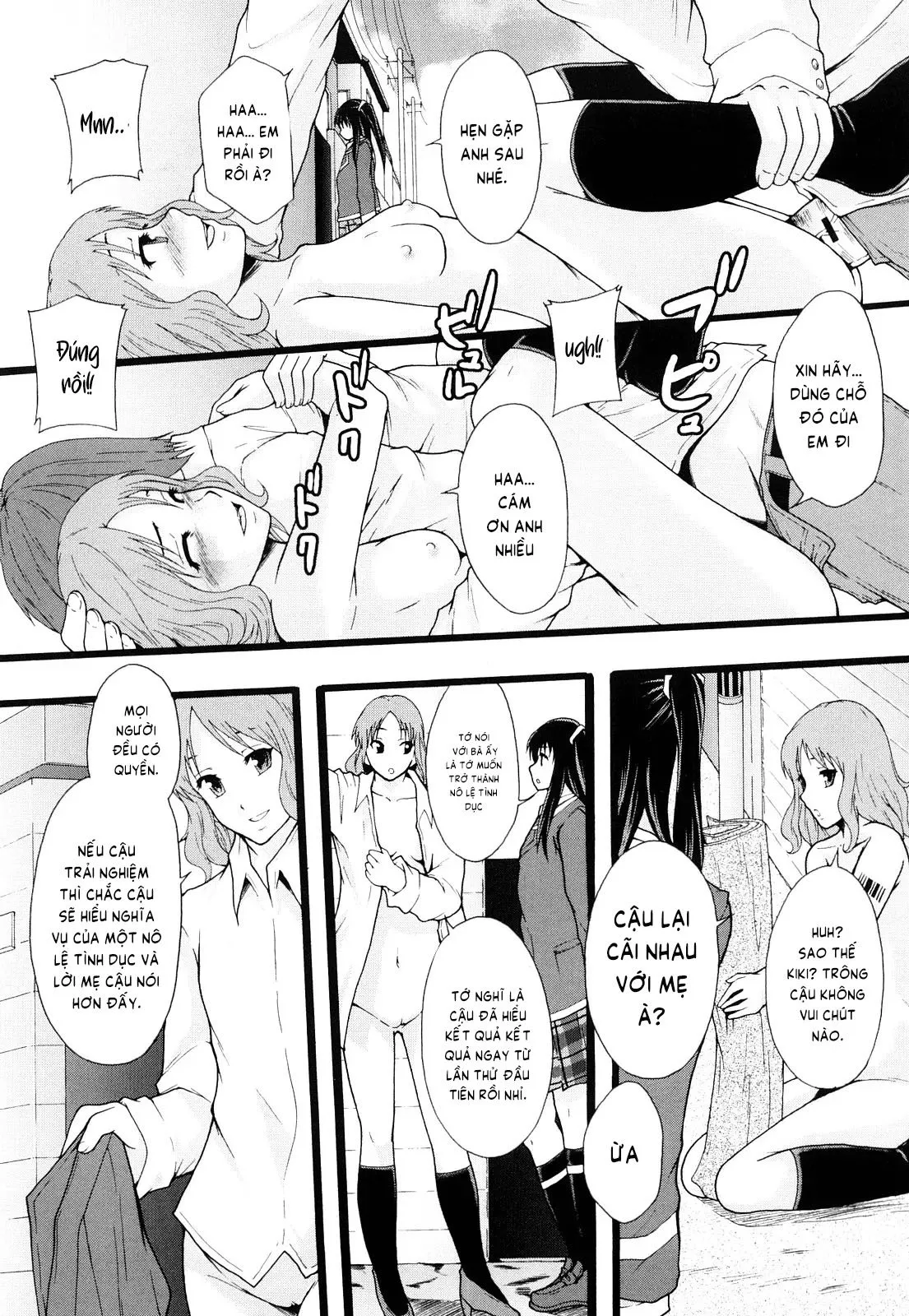 HentaiVN.net - Ảnh 12 - Biên niên sử hệ thống nô lệ [Sex Slave System; Chronicle Nikubenki System Chronicle; 肉便器システム年代記] - Chap 4
