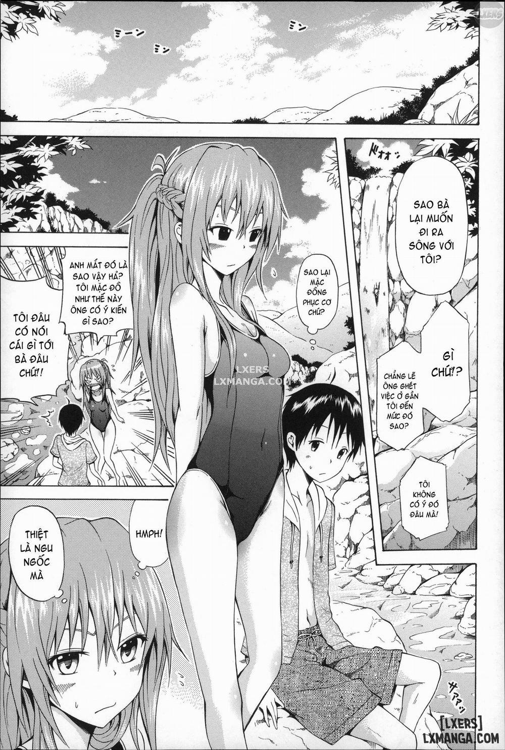 HentaiVN.net - Ảnh 10 - Natsumitsu X Harem! - Chap 4