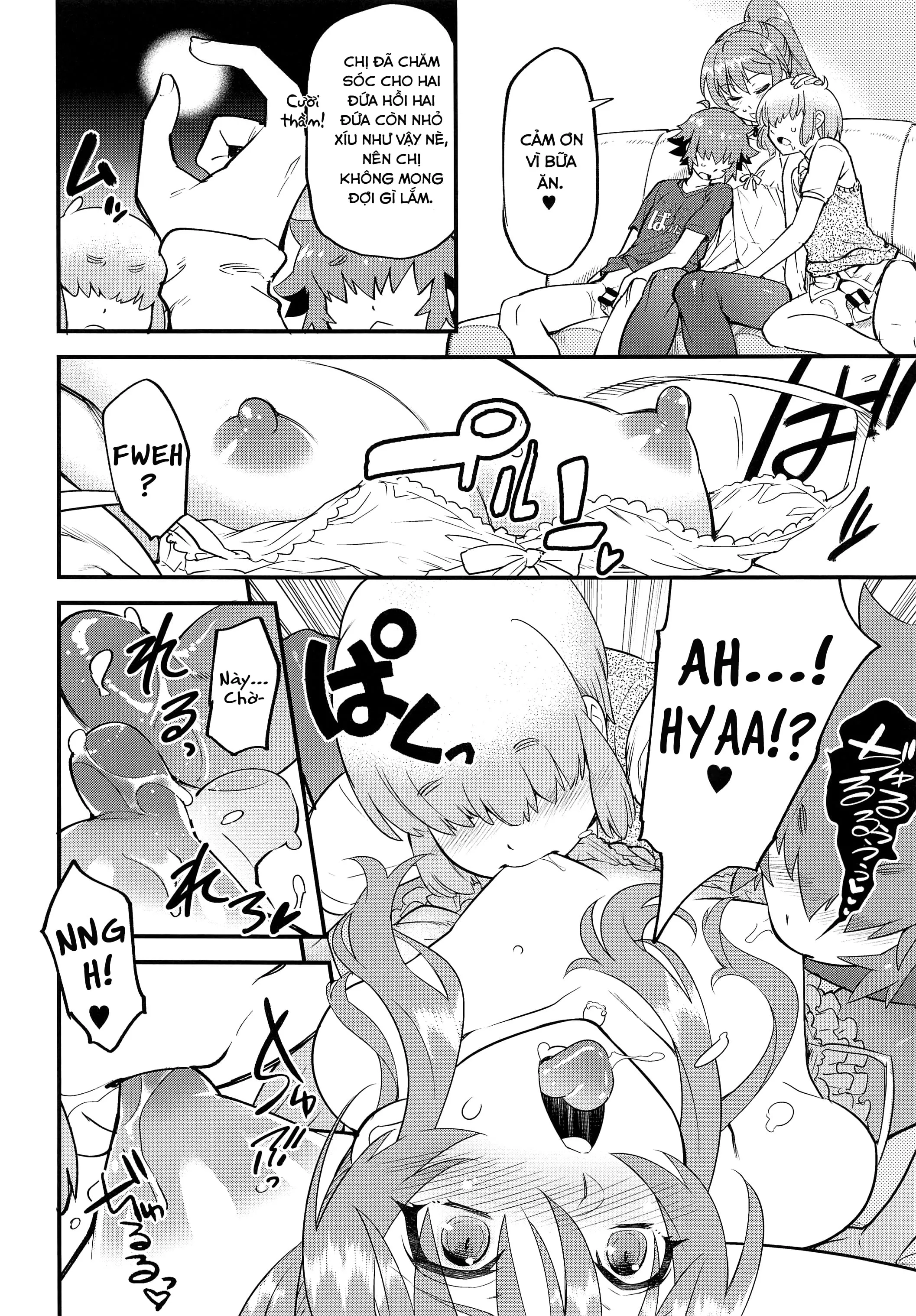 HentaiVN.net - Ảnh 11 - Cuộc gặp mặt của hai anh em [Tonari No Ochinpo ♂ Onee-San Zenpen] - Chap 1